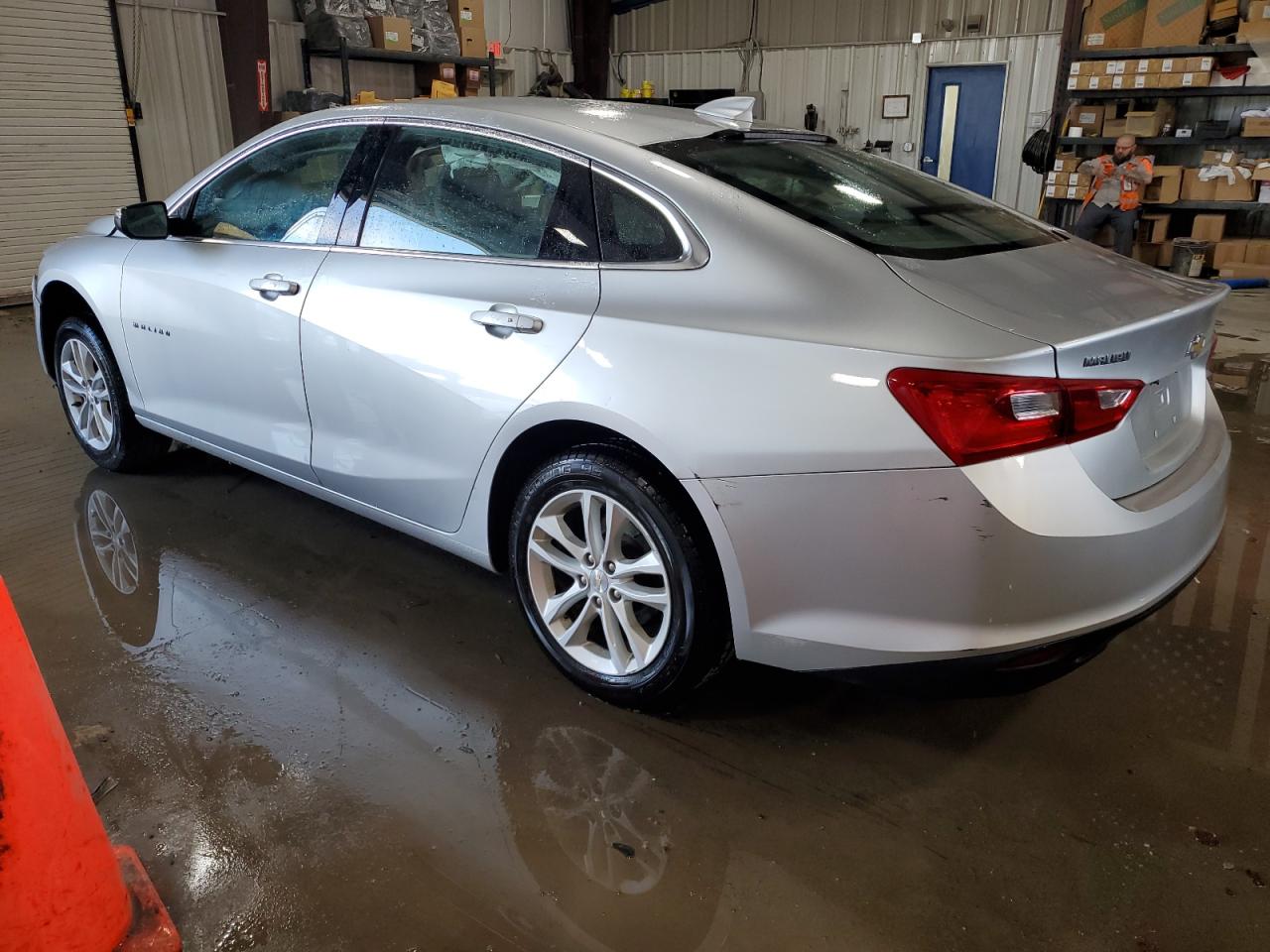 2018 Chevrolet Malibu VIN 1G1ZD5ST3JF177097 Copart auction photo, front end / side damage thumbnail 2
