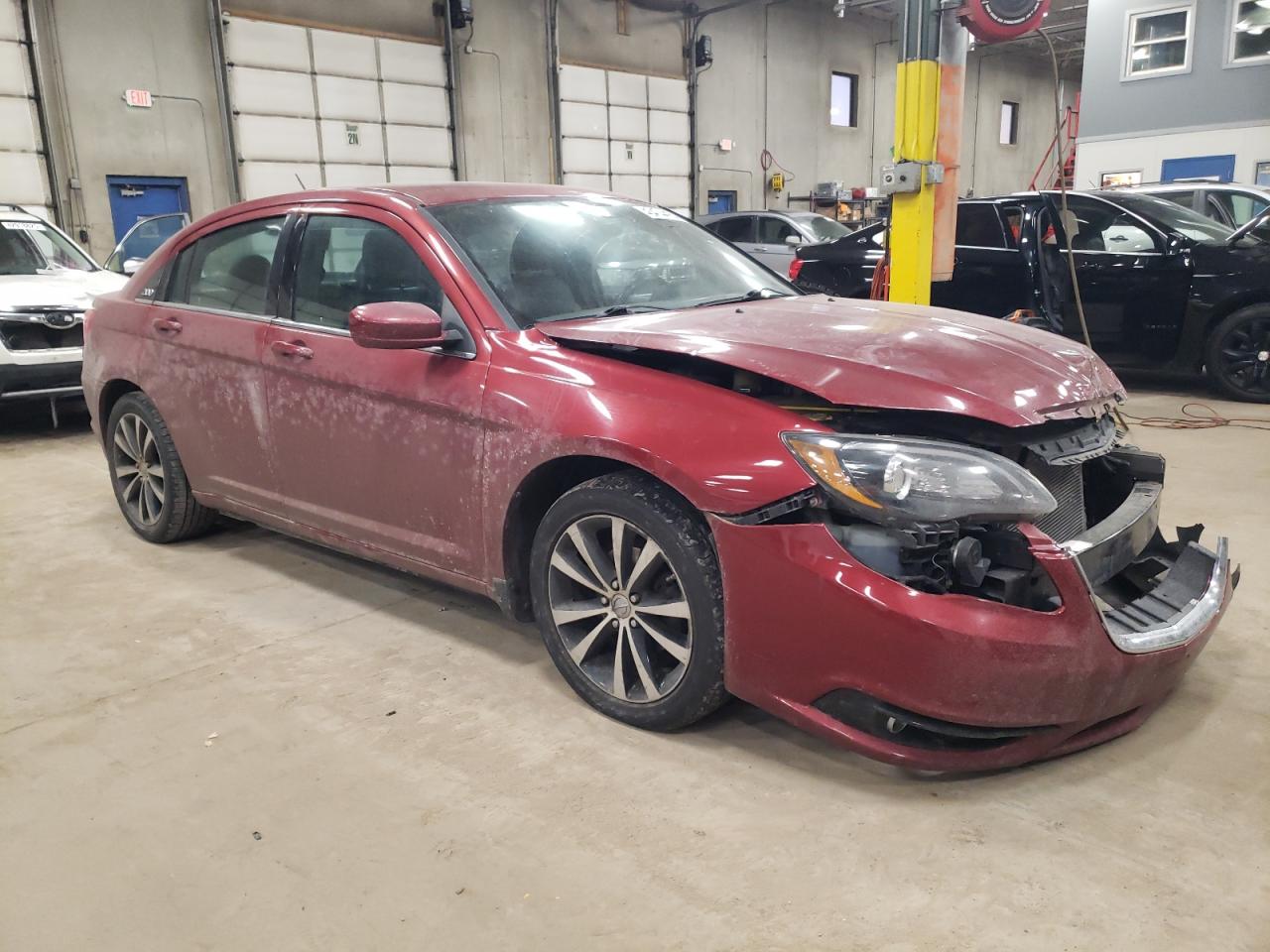 2013 Chrysler 200 VIN 1C3CCBCGXDN701733 Copart auction photo, front end damage thumbnail 4