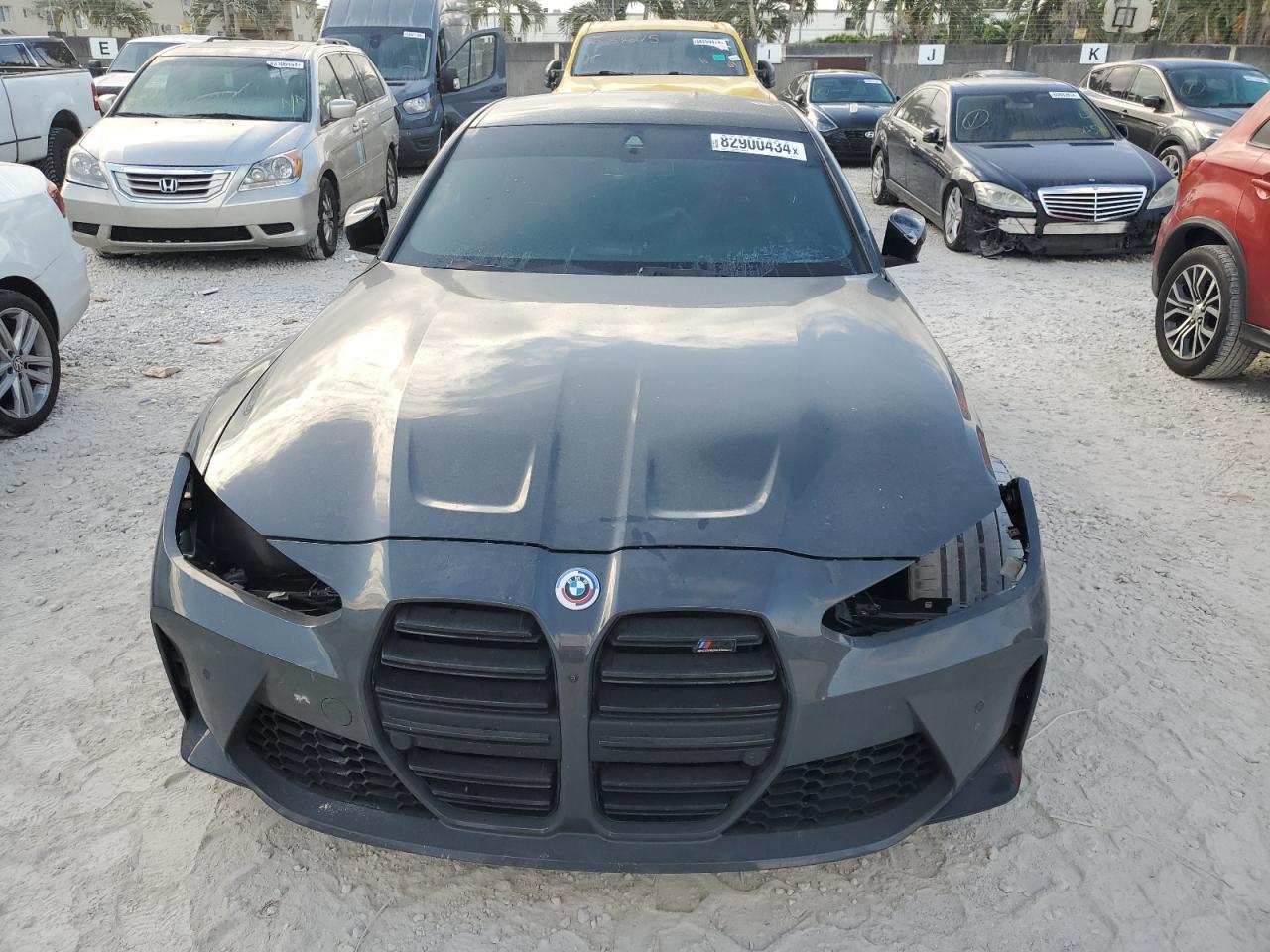 2023 BMW M3 VIN WBS43AY09PFP07455 Copart auction photo, all over damage thumbnail 5