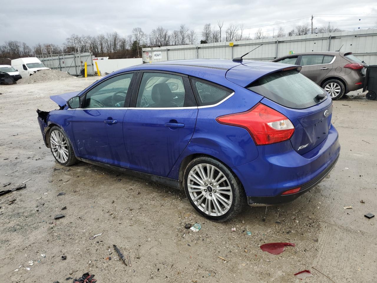 2014 Ford Focus VIN 1FADP3N26EL299028 Copart auction photo, front end / rear end damage thumbnail 2