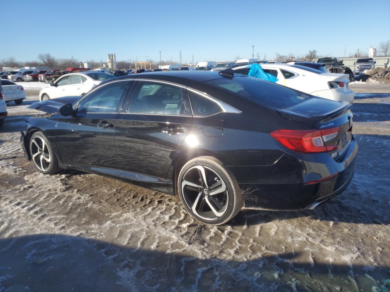 2022 Honda Accord VIN 1HGCV1F4XNA044816 Copart auction photo, front end damage thumbnail 2