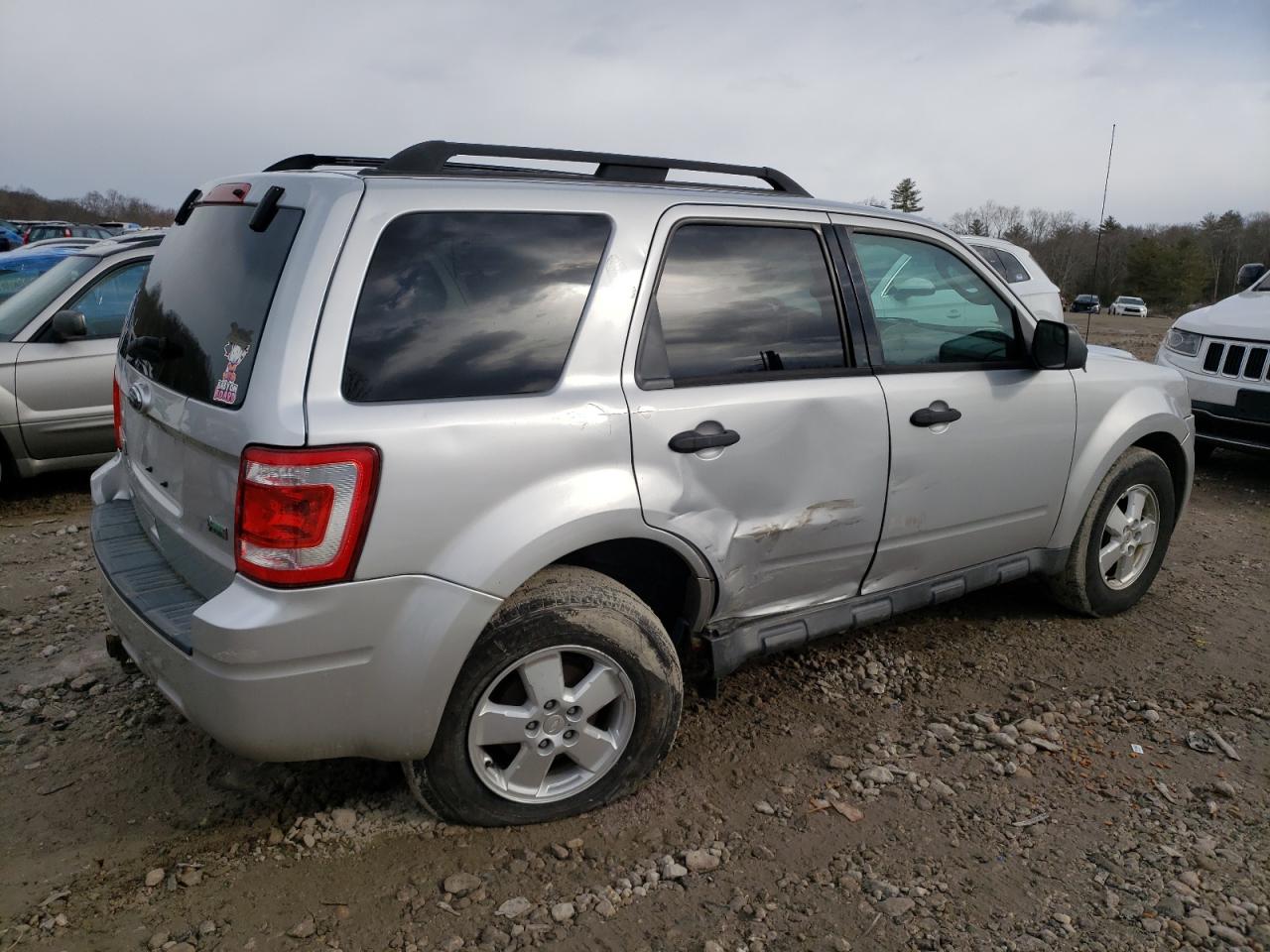 2012 Ford Escape VIN 1FMCU9DG6CKC50683 Copart auction photo, side / undercarriage damage thumbnail 3