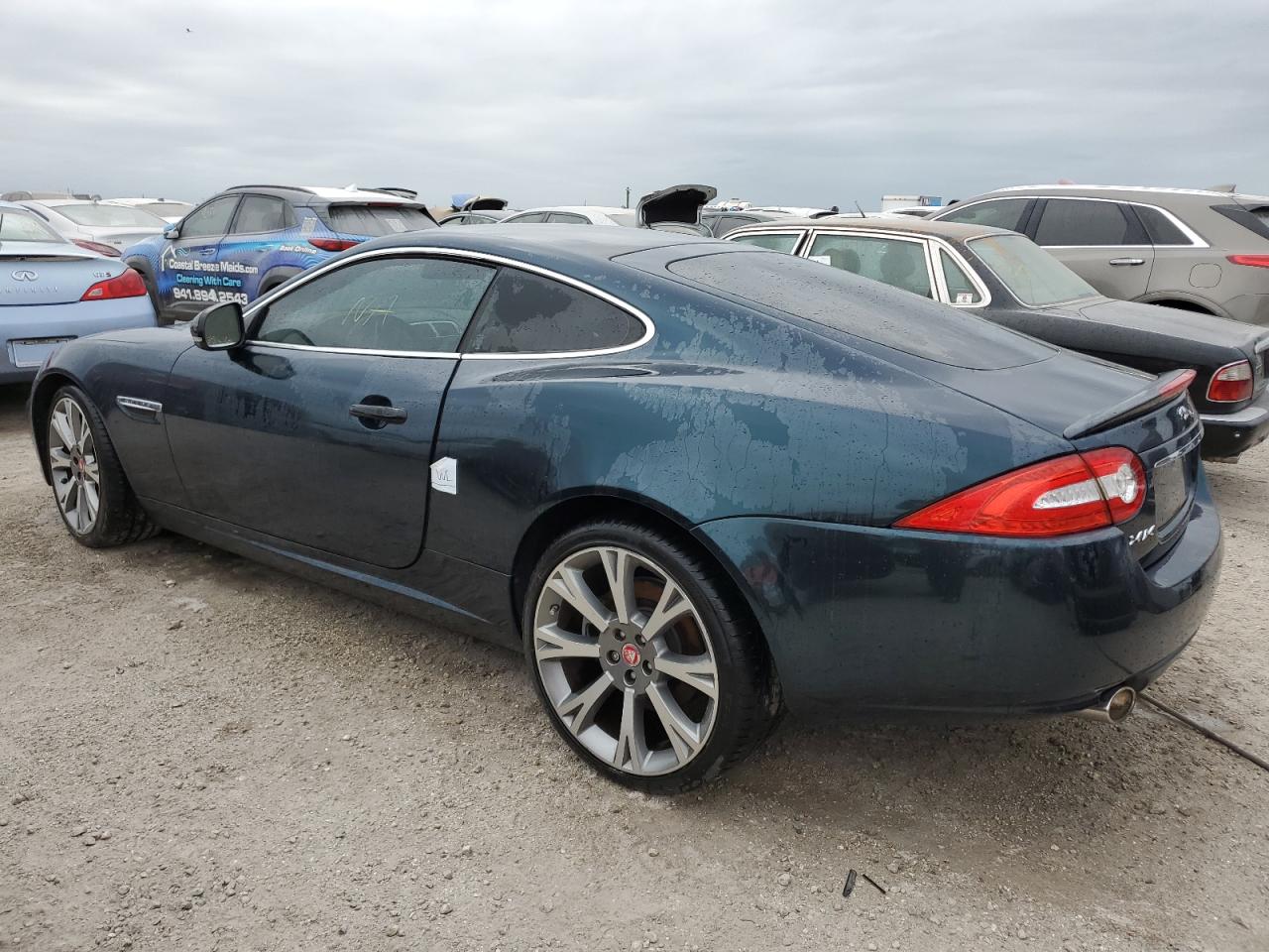 2014 Jaguar XK VIN SAJWA4FB4ELB54647 Copart auction photo, water/flood damage thumbnail 2