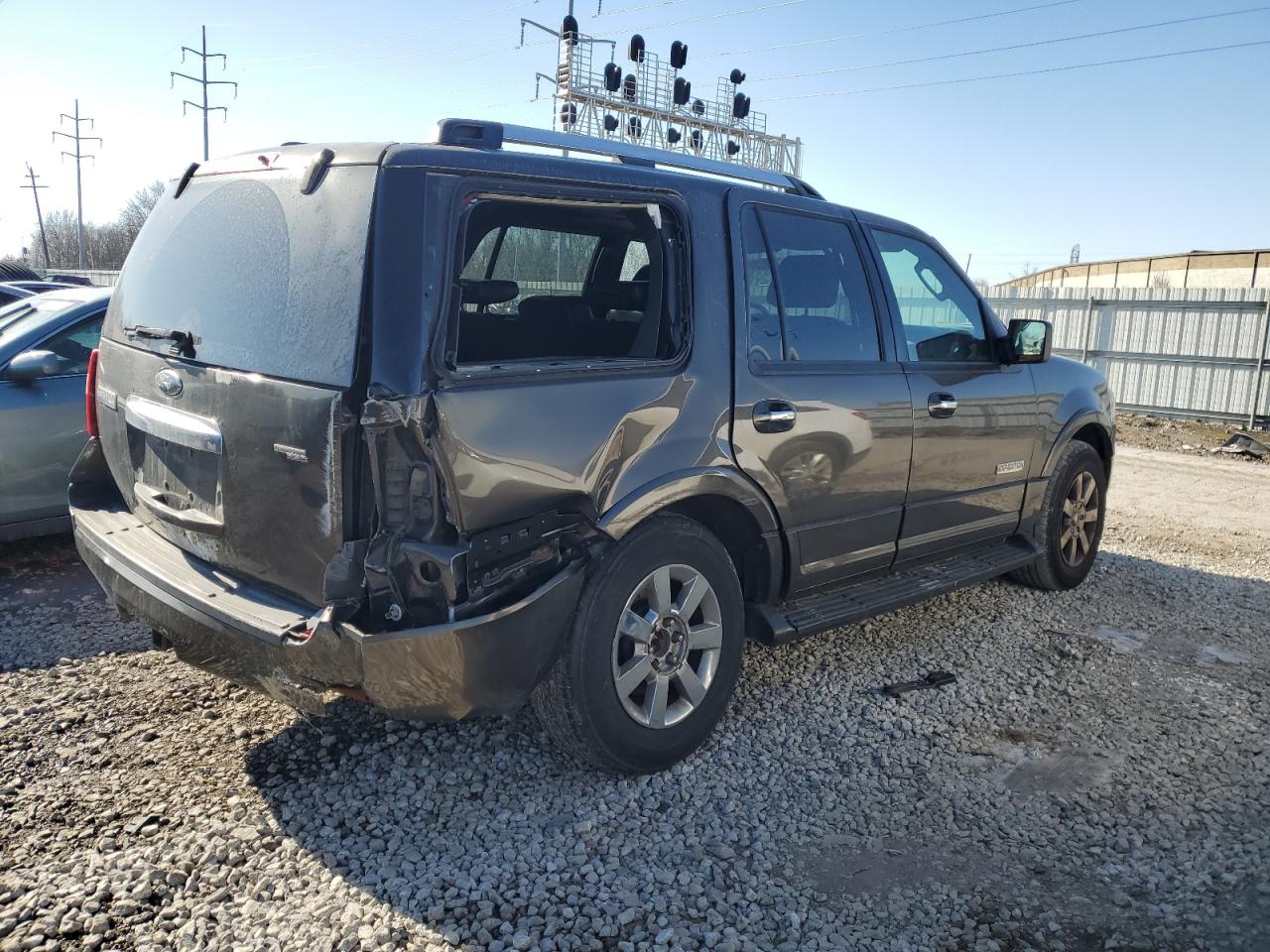 2008 Ford Expedition VIN 1FMFU20568LA49523 Copart auction photo, rear end damage thumbnail 3