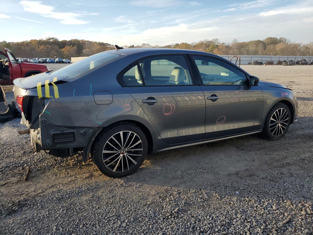 2016 Volkswagen Jetta VIN 3VWD17AJ4GM405300 Copart auction photo, rear end / minor dent/scratches damage thumbnail 3
