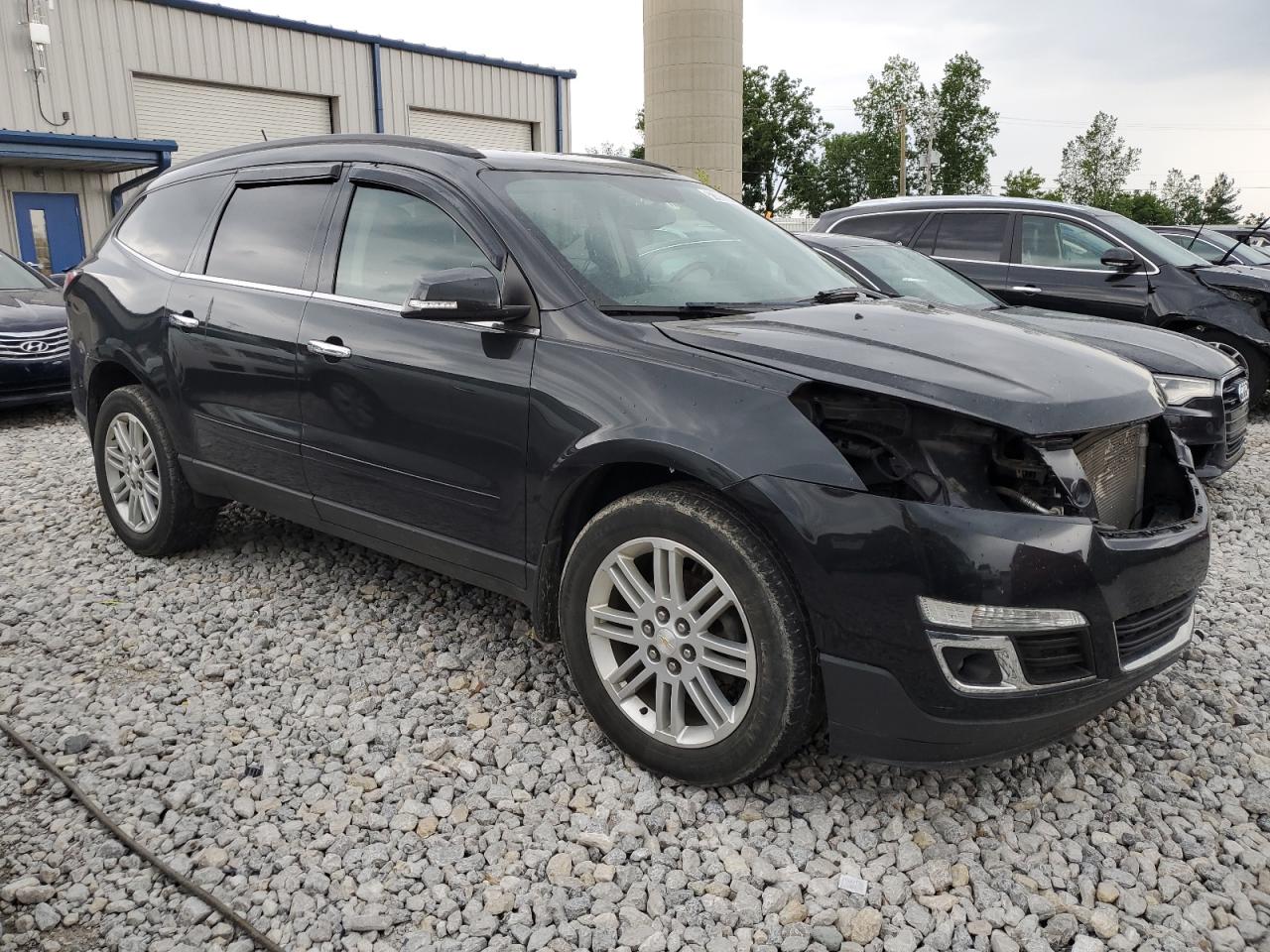2014 Chevrolet Traverse VIN 1GNKVGKD8EJ372715 Copart auction photo, front end damage thumbnail 4