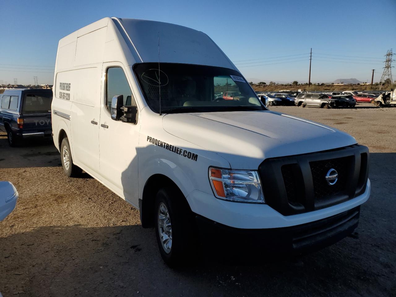 2016 Nissan NV VIN 1N6AF0LY4GN815008 Copart auction photo, front end damage thumbnail 4