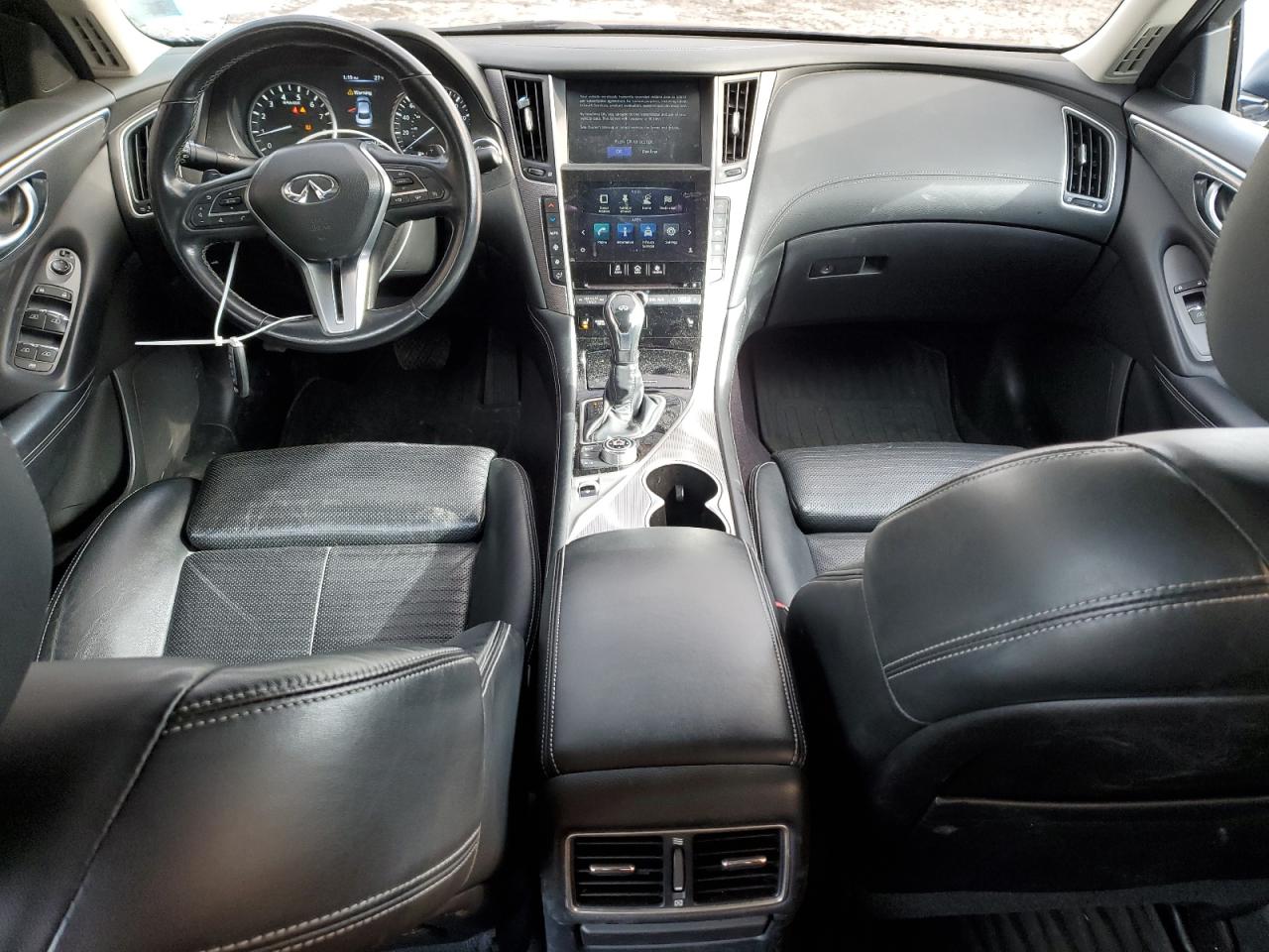 2018 Infiniti Q50 VIN JN1EV7AR4JM431709 Copart auction photo, side / front end damage thumbnail 8