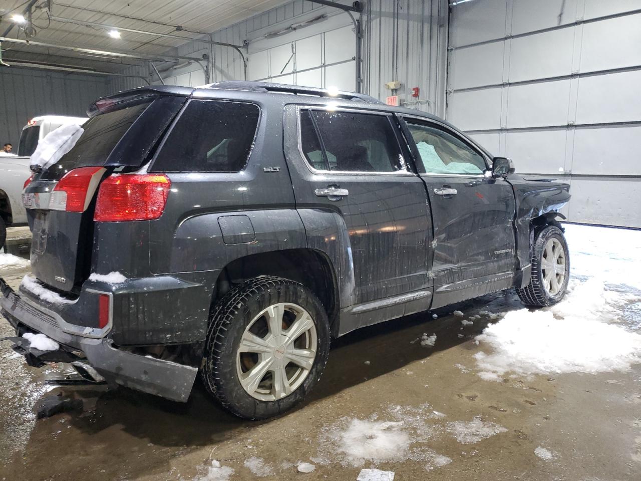 2017 GMC Terrain VIN 2GKFLUE31H6280482 Copart auction photo, rear end / front end damage thumbnail 3