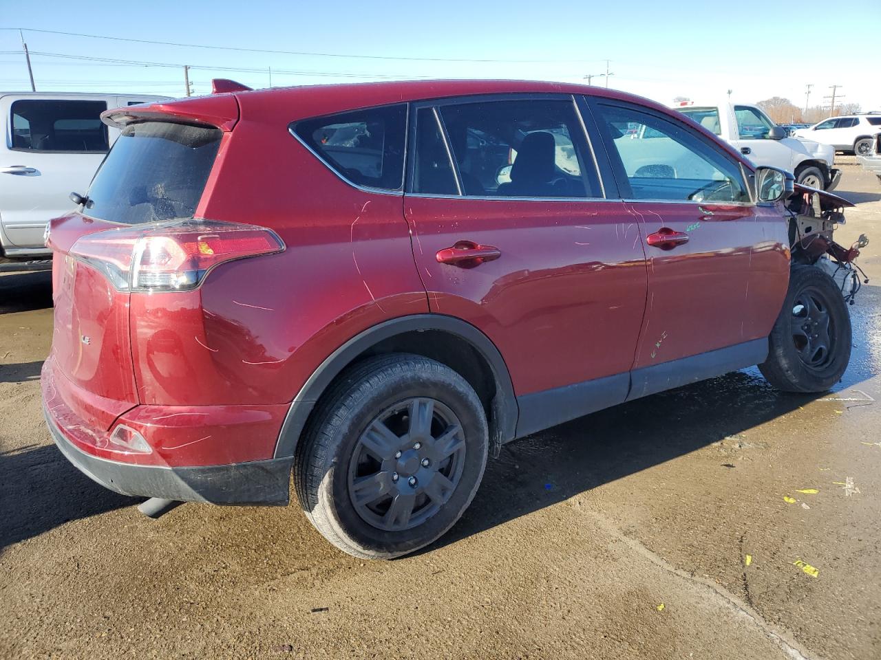 2018 Toyota RAV 4 VIN 2T3ZFREV7JW437800 Copart auction photo, undercarriage / front end damage thumbnail 3