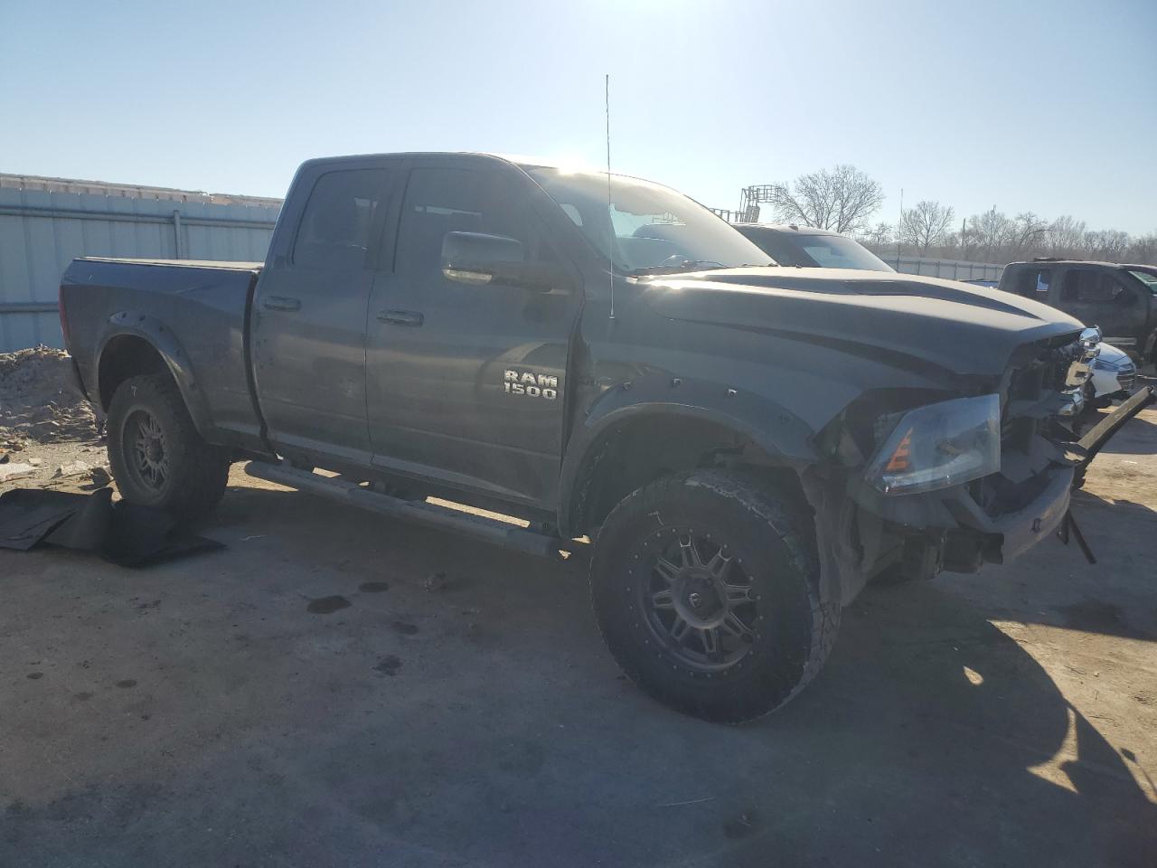 2015 RAM 1500 VIN 1C6RR7HT7FS733428 Copart auction photo, front end damage thumbnail 4