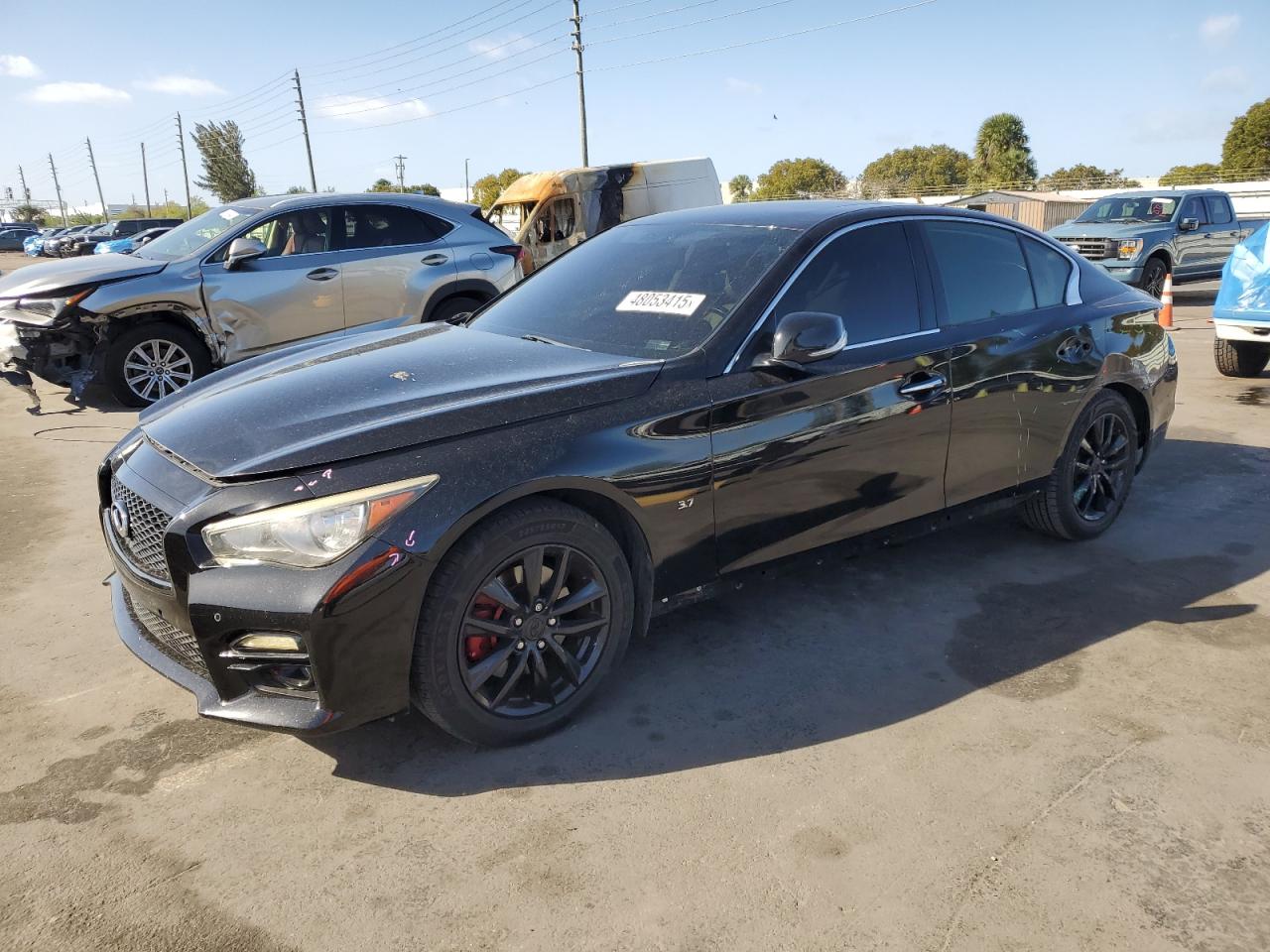 2014 Infiniti Q50 VIN JN1BV7AR0EM680436