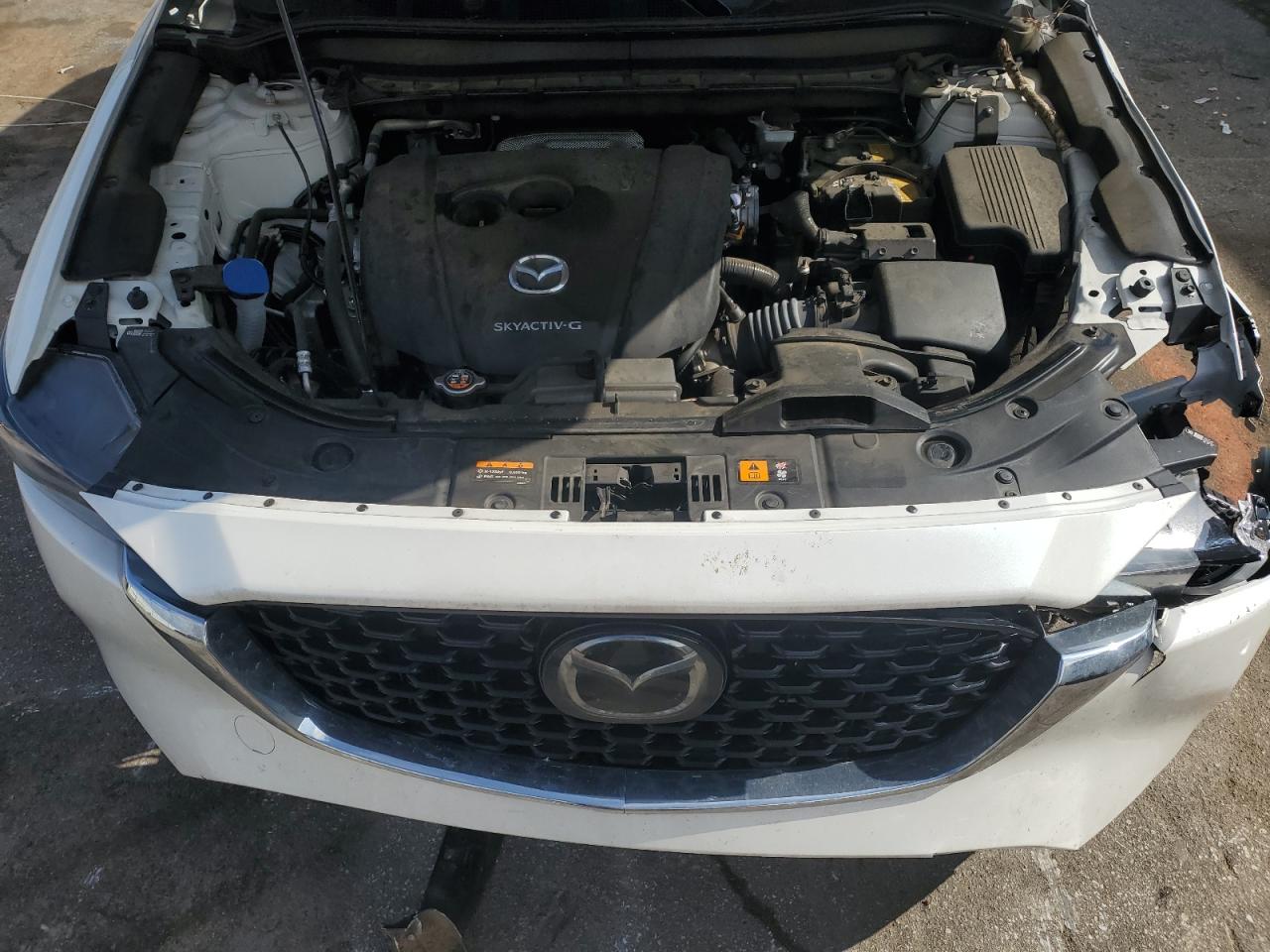 2022 Mazda CX-5 VIN JM3KFBDM4N0604276 Copart auction photo, front end / side damage thumbnail 12