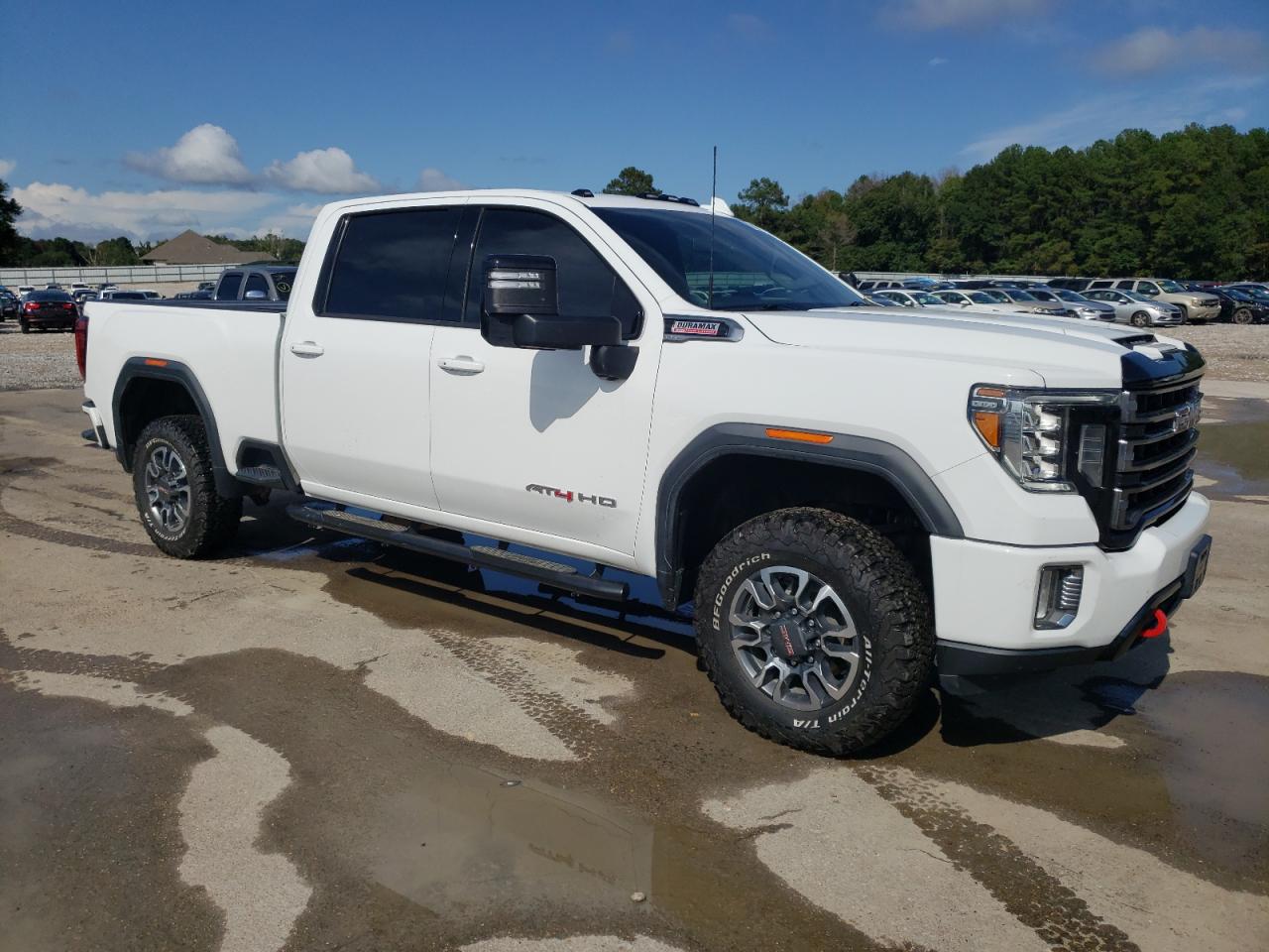 2021 GMC Sierra VIN 1GT19PEY4MF154506 Copart auction photo, vandalism damage thumbnail 4