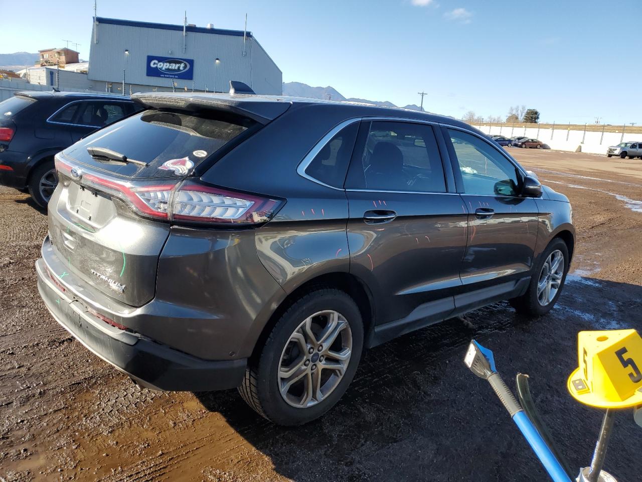 2017 Ford Edge VIN 2FMPK4K97HBC13058 Copart auction photo, rear end damage thumbnail 3