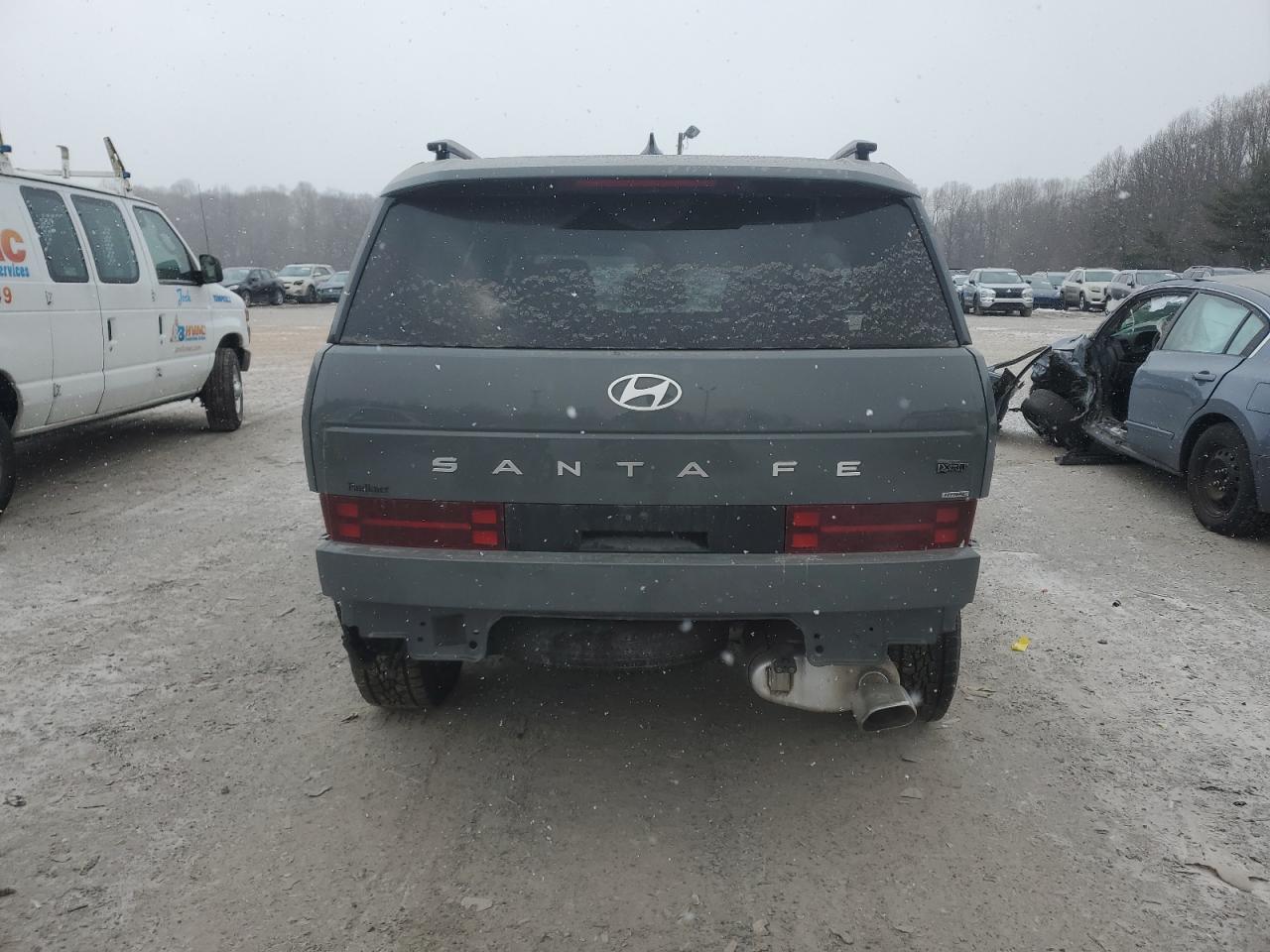 2024 Hyundai Santa Fe VIN 5NMP3DGLXRH010545 Copart auction photo, side / rear end damage thumbnail 6