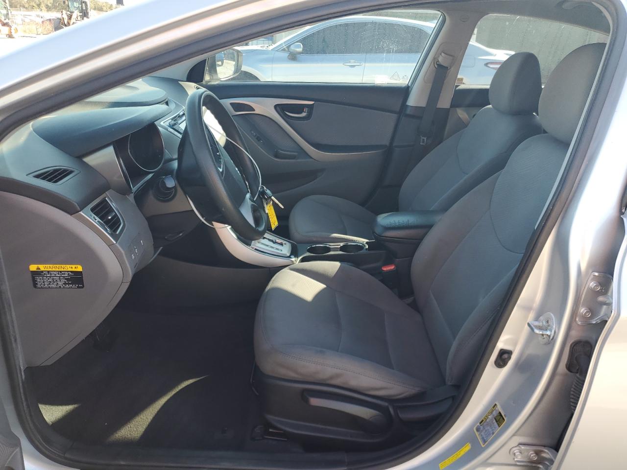 2012 Hyundai Elantra VIN 5NPDH4AE4CH127224 Copart auction photo, front end / side damage thumbnail 7