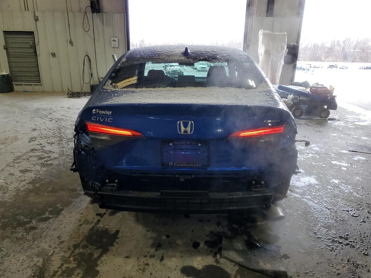 2023 Honda Civic VIN 2HGFE2F53PH518895 Copart auction photo, front end / rear end damage thumbnail 6