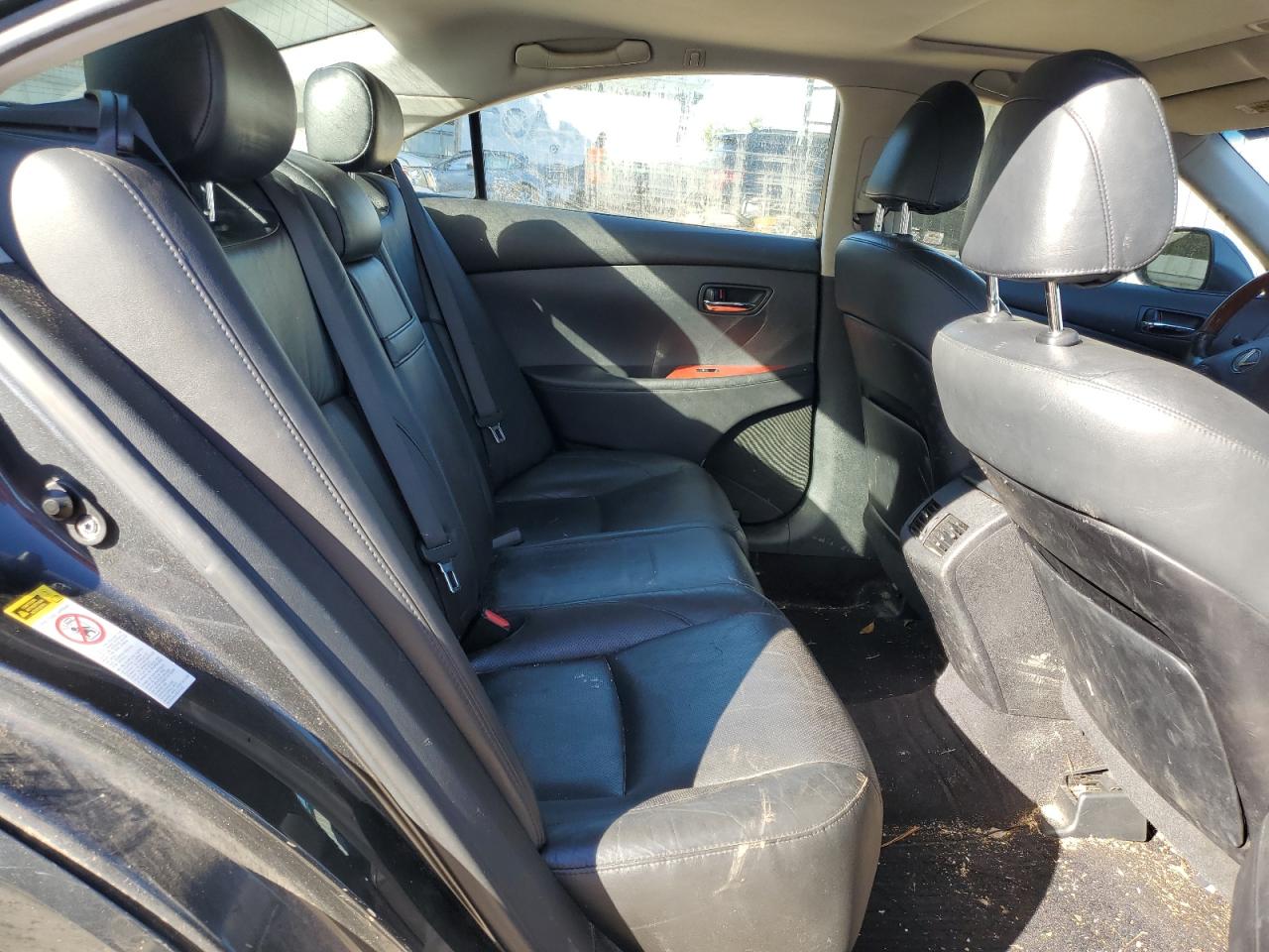 2007 Lexus ES VIN JTHBJ46G372118090 Copart auction photo, front end / rear end damage thumbnail 10