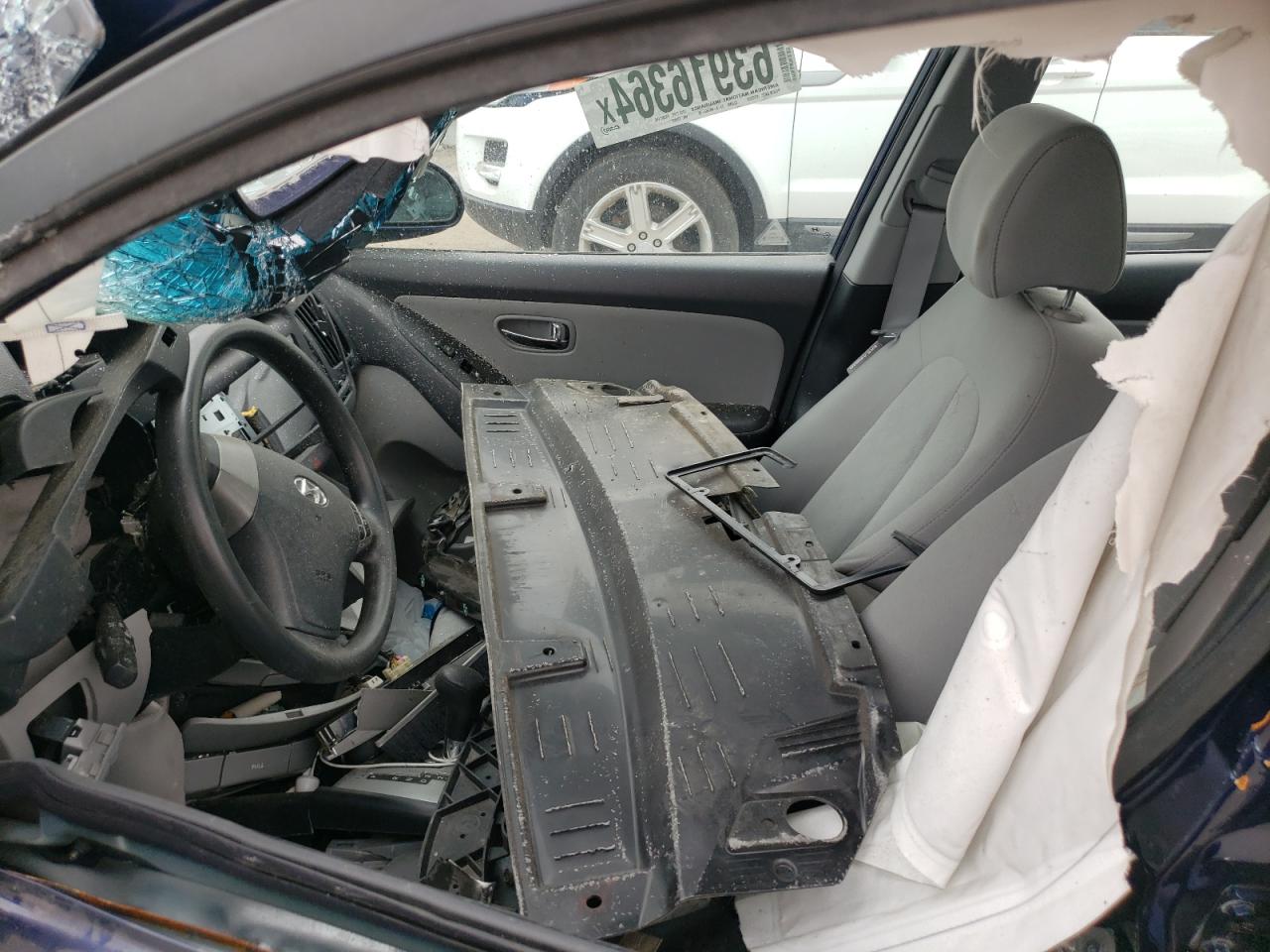 2010 Hyundai Elantra VIN KMHDU4AD6AU178922 Copart auction photo, rollover damage thumbnail 7