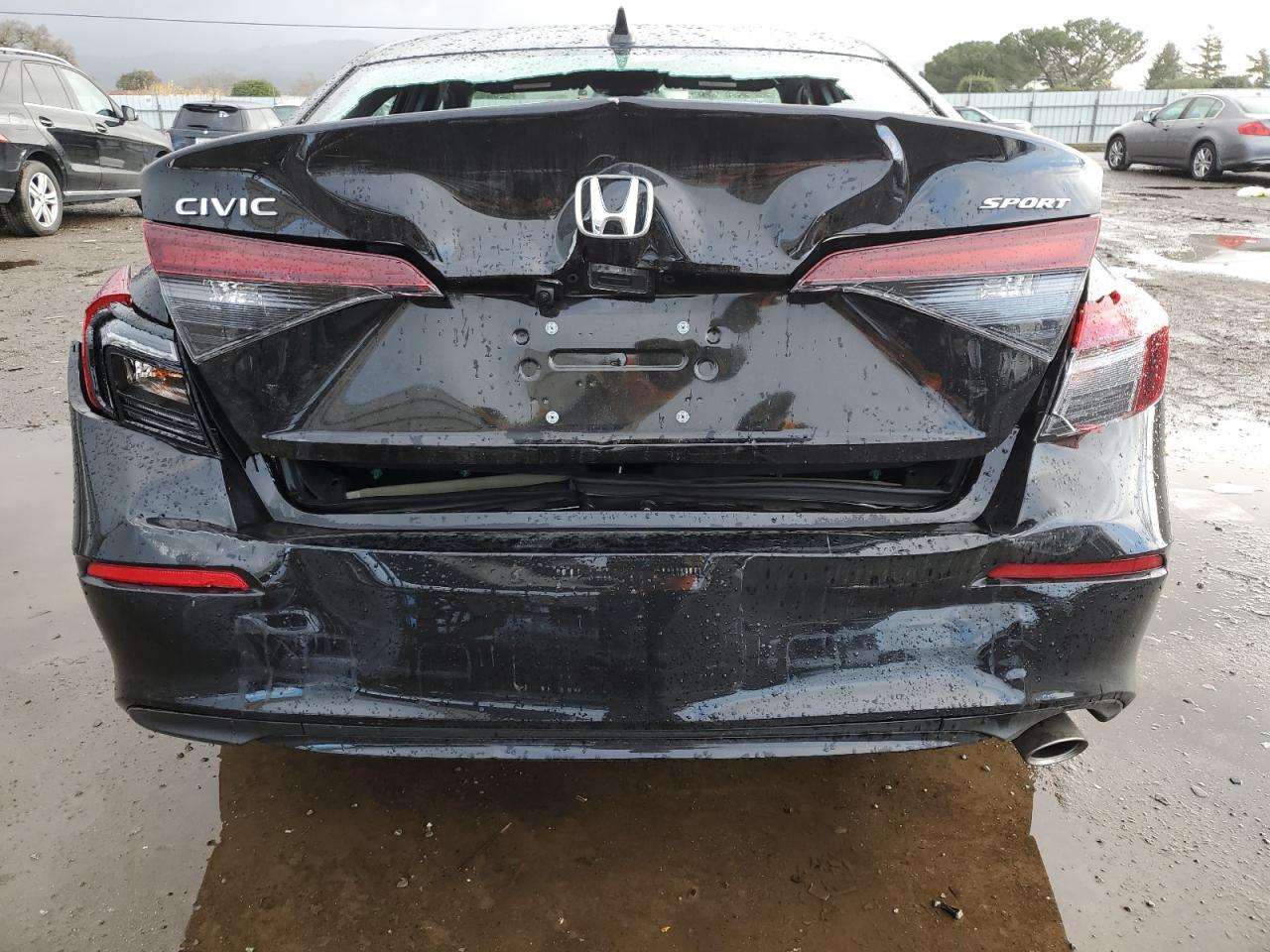 2025 Honda Civic VIN 2HGFE2F52SH526575 Copart auction photo, rear end / front end damage thumbnail 6