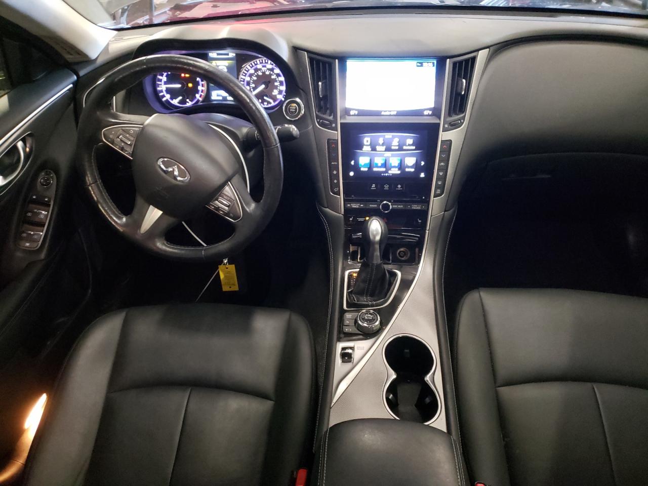 2015 Infiniti Q50 VIN JN1BV7ARXFM415248 Copart auction photo, front end / minor dent/scratches damage thumbnail 8