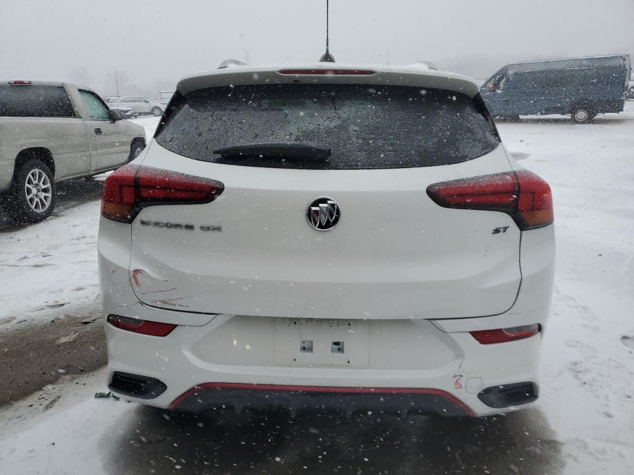 2021 Buick Encore VIN KL4MMDS20MB063244 Copart auction photo, front end / side damage thumbnail 6