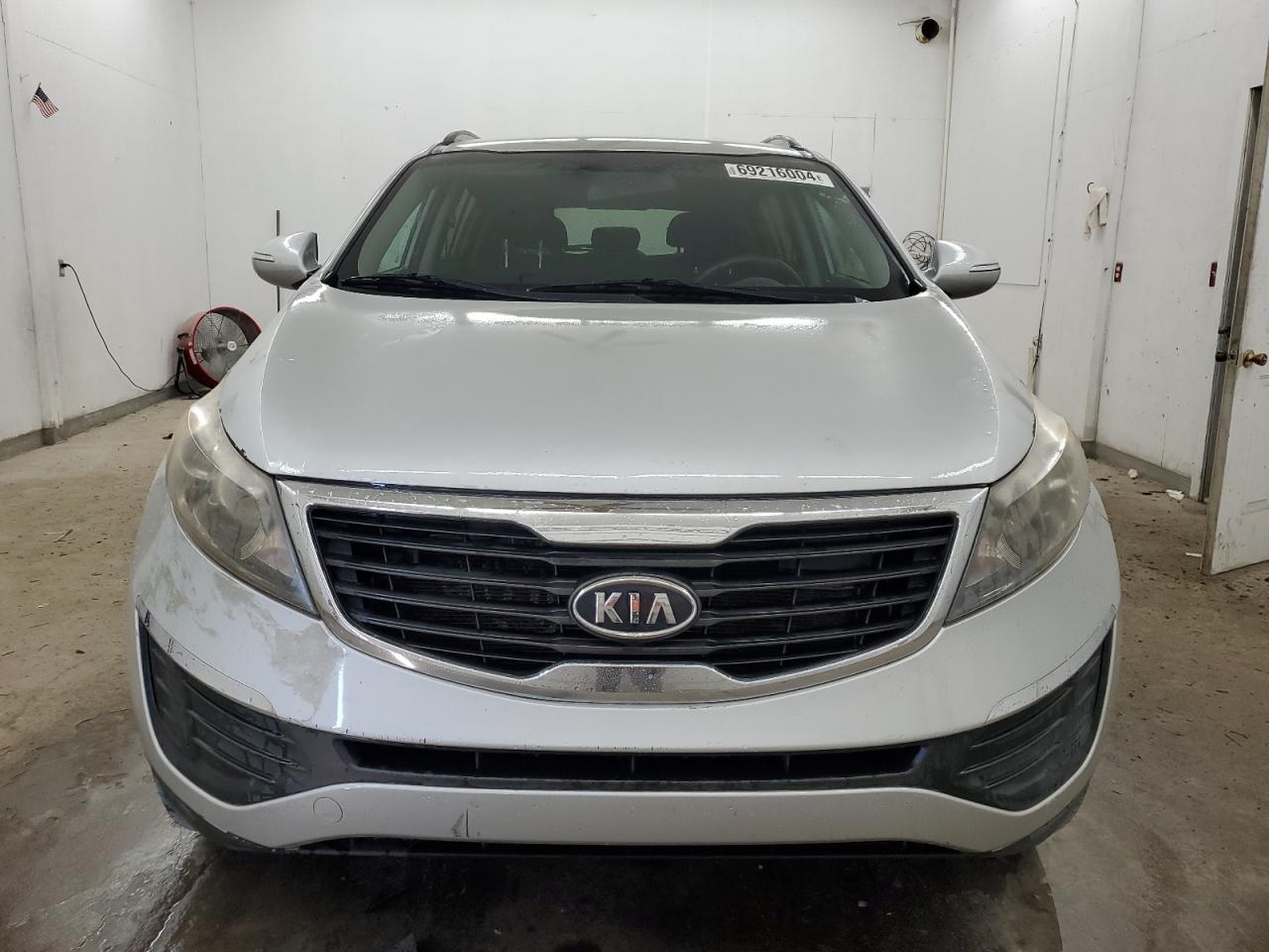 2011 KIA Sportage VIN KNDPB3A2XB7166210 Copart auction photo, burn - engine / side damage thumbnail 5