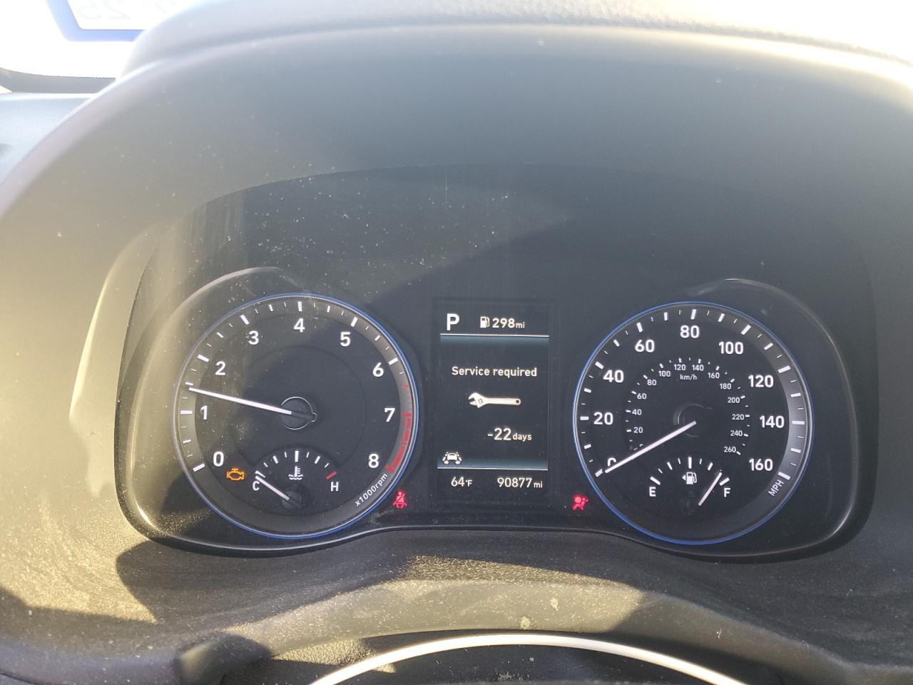 2021 Hyundai Kona VIN KM8K12AA4MU694162 Copart auction photo, rear end damage thumbnail 9