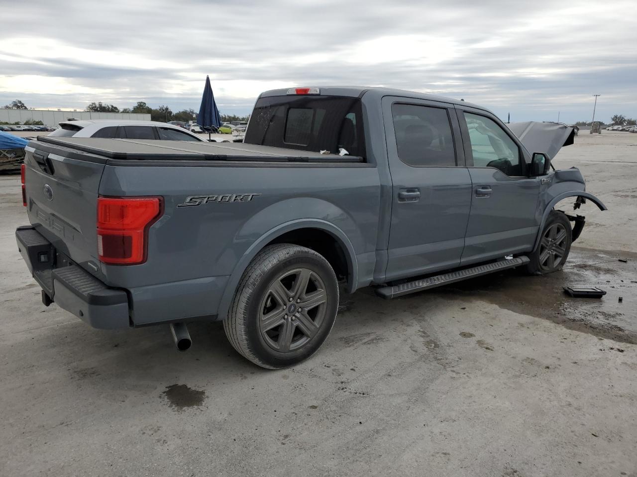 2020 Ford F-150 VIN 1FTEW1C43LKF24549 Copart auction photo, front end damage thumbnail 3