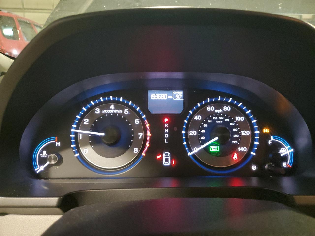 2013 Honda Odyssey VIN 5FNRL5H66DB001486 Copart auction photo, front end / side damage thumbnail 9