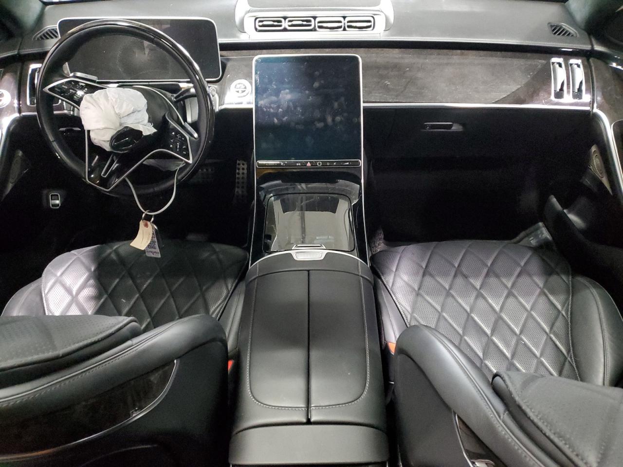2021 Mercedes-Benz S-klasse VIN W1K6G7GB1MA048439 Copart auction photo, front end damage thumbnail 8