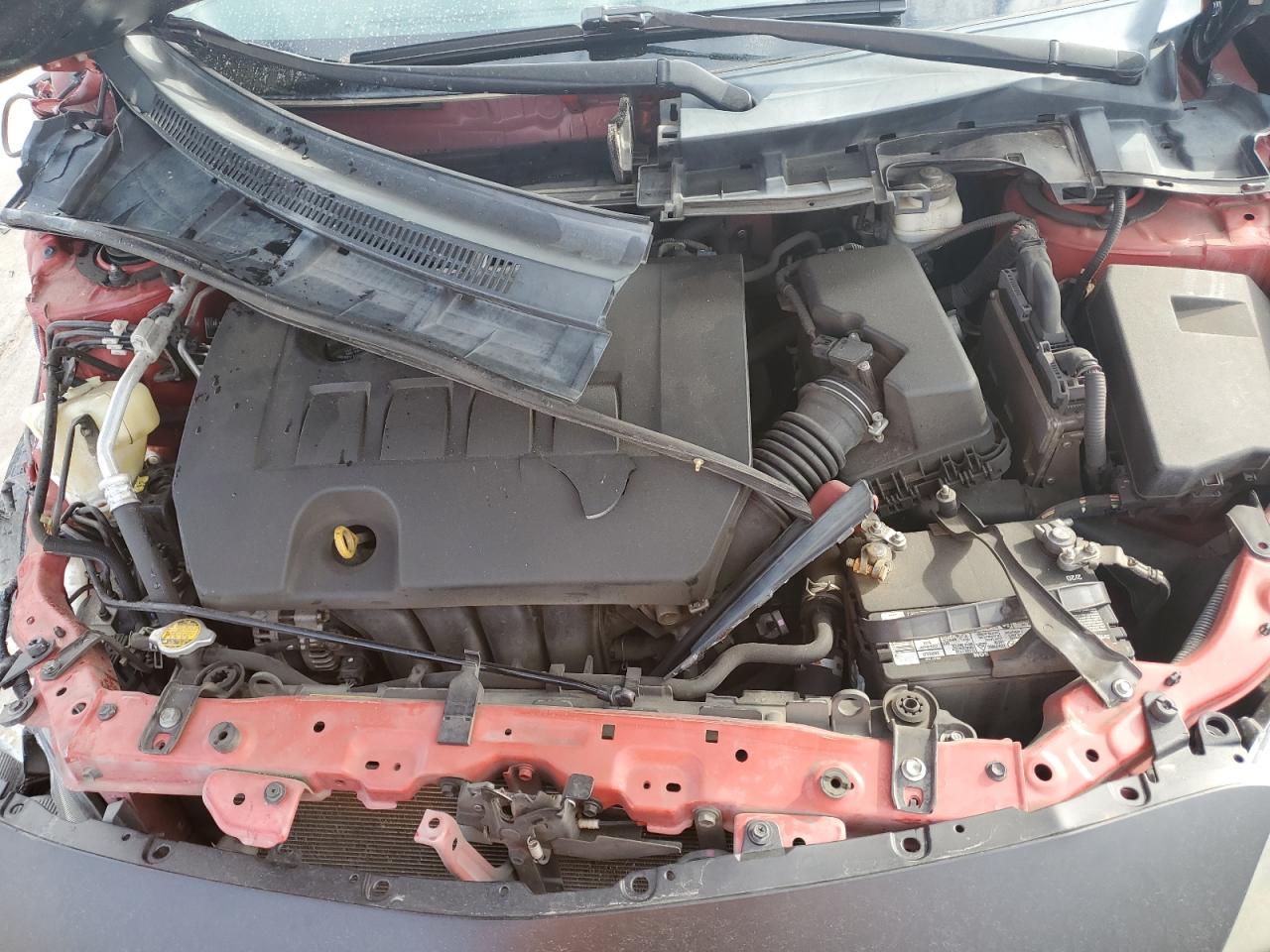 2010 Toyota Corolla VIN 2T1BU4EE6AC402248 Copart auction photo, front end / hail damage thumbnail 12
