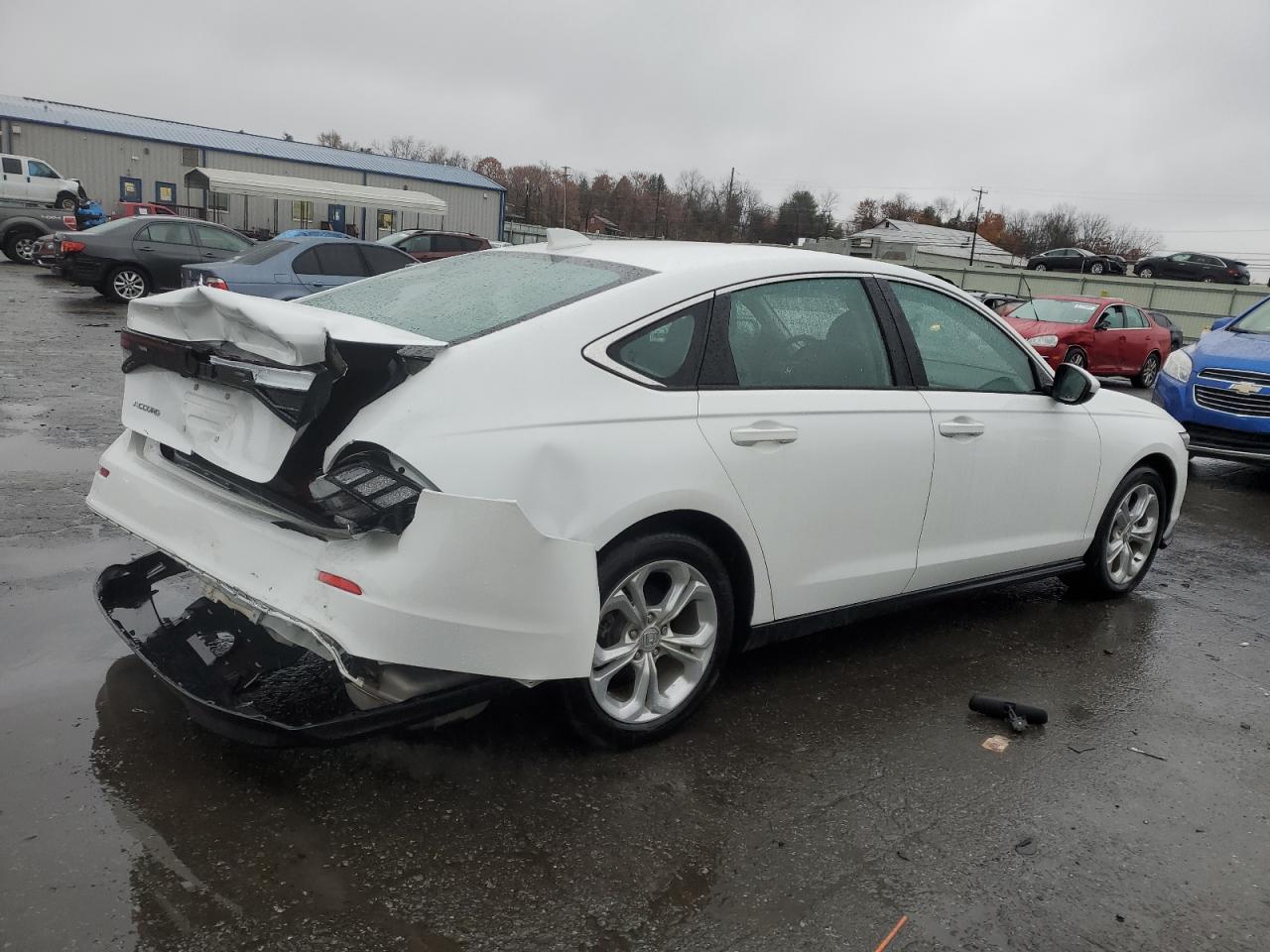 2023 Honda Accord VIN 1HGCY1F2XPA042587 Copart auction photo, rear end damage thumbnail 3