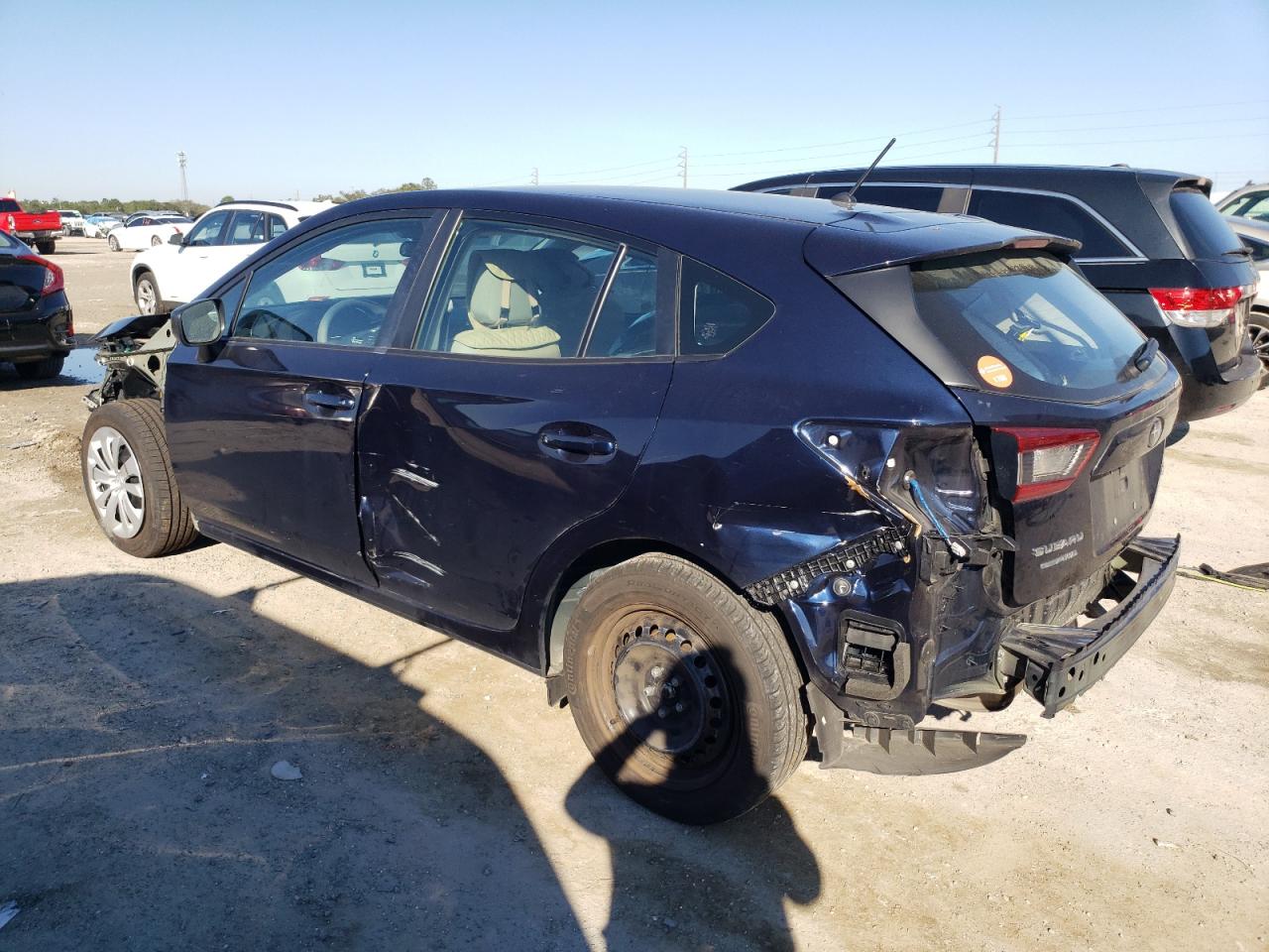 2021 Subaru Impreza VIN 4S3GTAB62M3710583 Copart auction photo, all over damage thumbnail 2