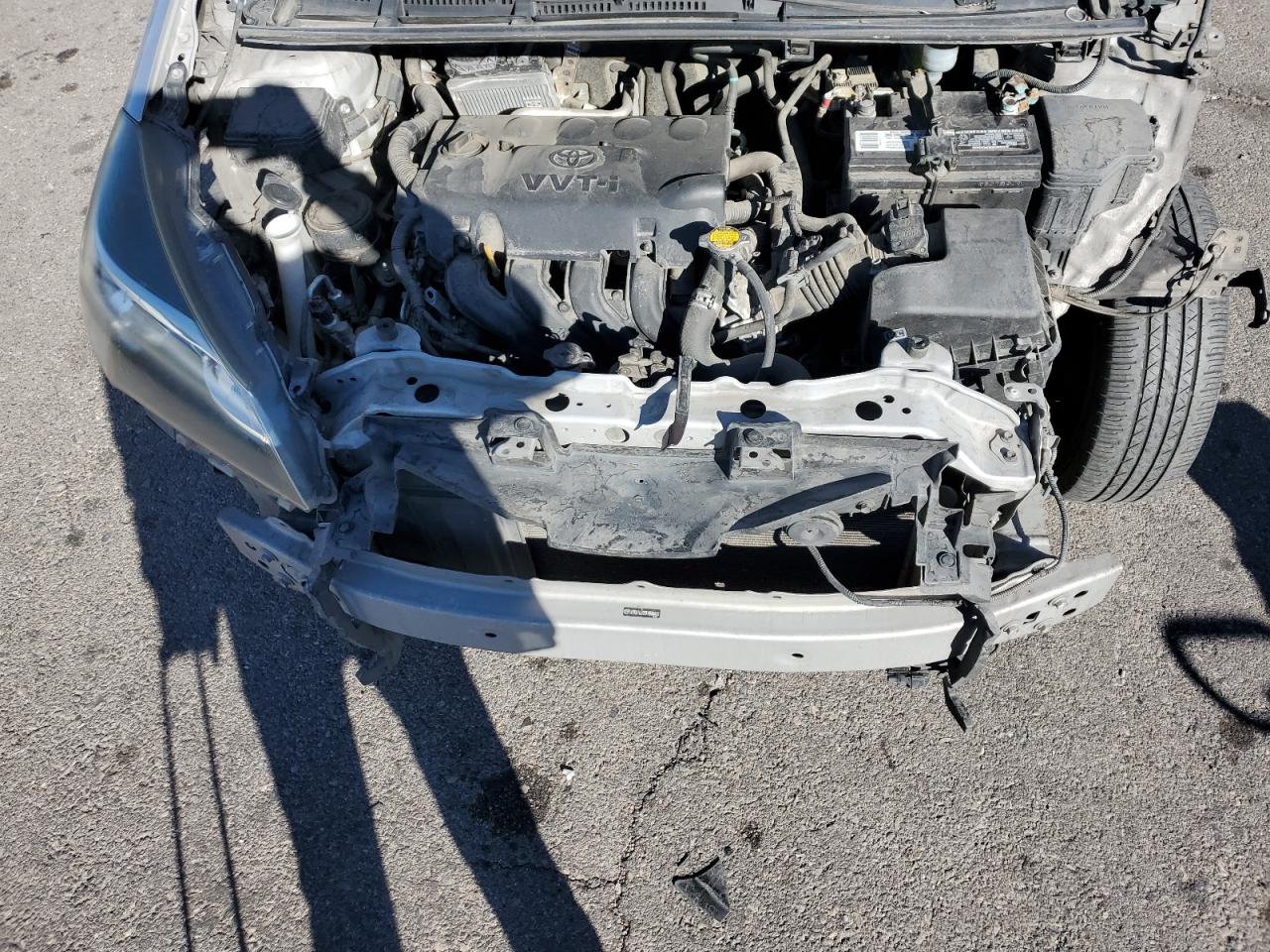 2015 Toyota Yaris VIN VNKKTUD33FA036853 Copart auction photo, front end / side damage thumbnail 11