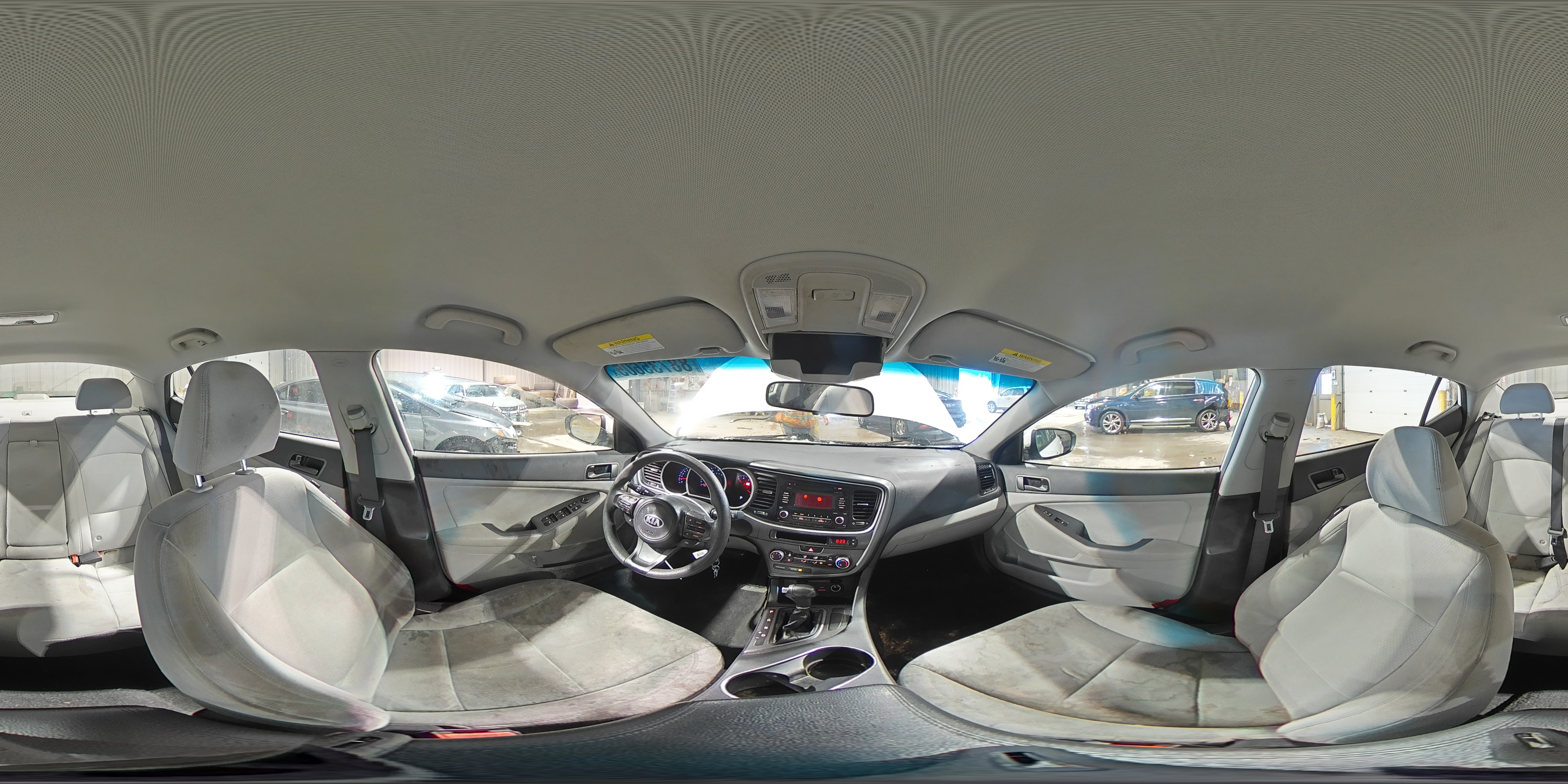 2015 KIA Optima VIN KNAGM4A79F5627827 Copart auction photo, front end / rear end damage thumbnail 12