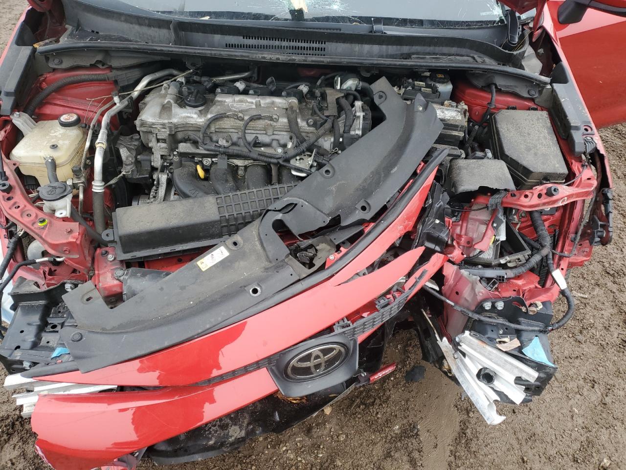 2020 Toyota Corolla VIN JTDEPRAE2LJ097569 Copart auction photo, front end / mechanical damage thumbnail 12