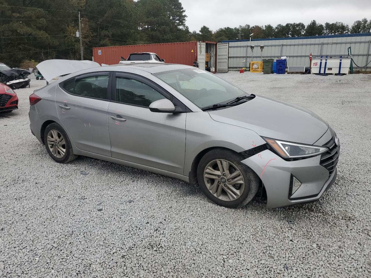 2020 Hyundai Elantra VIN 5NPD84LF0LH550789 Copart auction photo, rear end / front end damage thumbnail 4