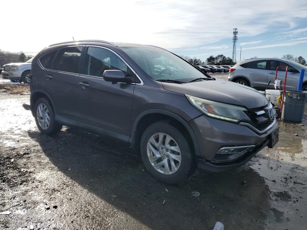 2015 Honda CR-V VIN 2HKRM4H79FH678861 Copart auction photo, rear end / front end damage thumbnail 4