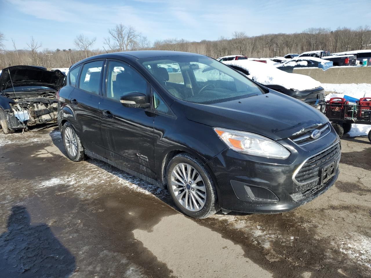 2017 Ford C-MAX VIN 1FADP5EU9HL105013 Copart auction photo, rear end / front end damage thumbnail 4