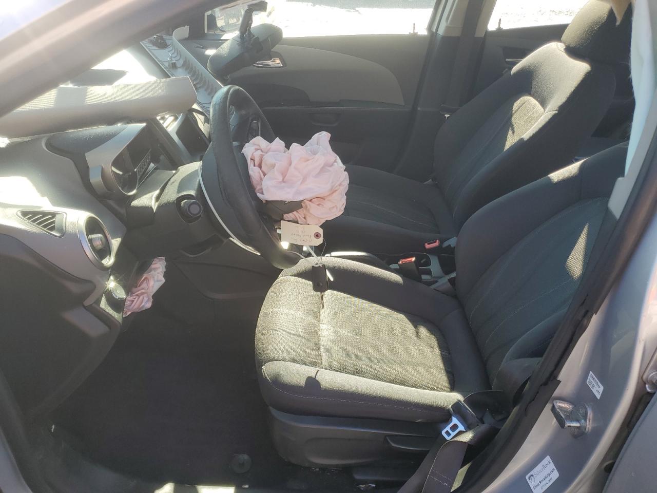 2015 Chevrolet Sonic VIN 1G1JC6SH8F4148084 Copart auction photo, rear end / front end damage thumbnail 7