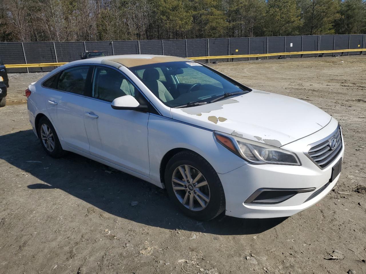 2016 Hyundai Sonata VIN 5NPE24AF8GH385587 Copart auction photo, minor dent/scratches / vandalism damage thumbnail 4