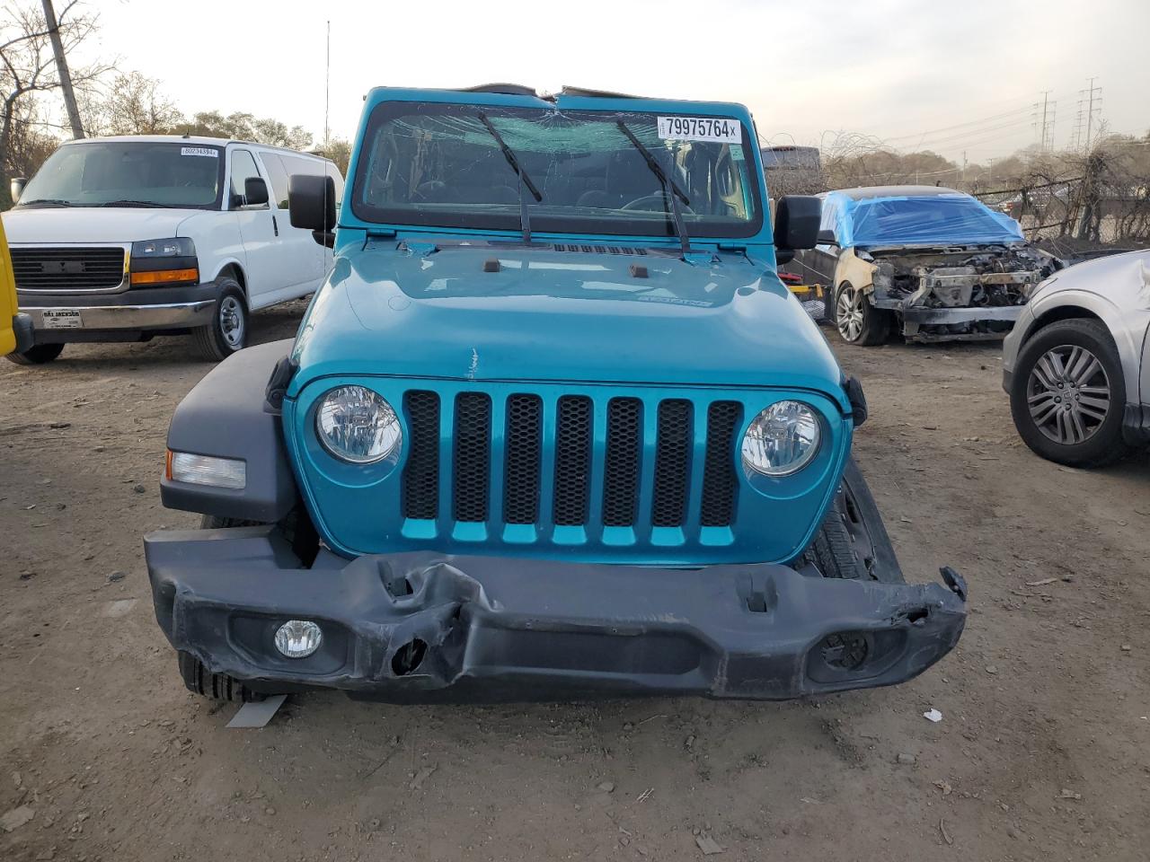 2020 Jeep Wrangler VIN 1C4GJXAN2LW328634 Copart auction photo, all over / undercarriage damage thumbnail 5