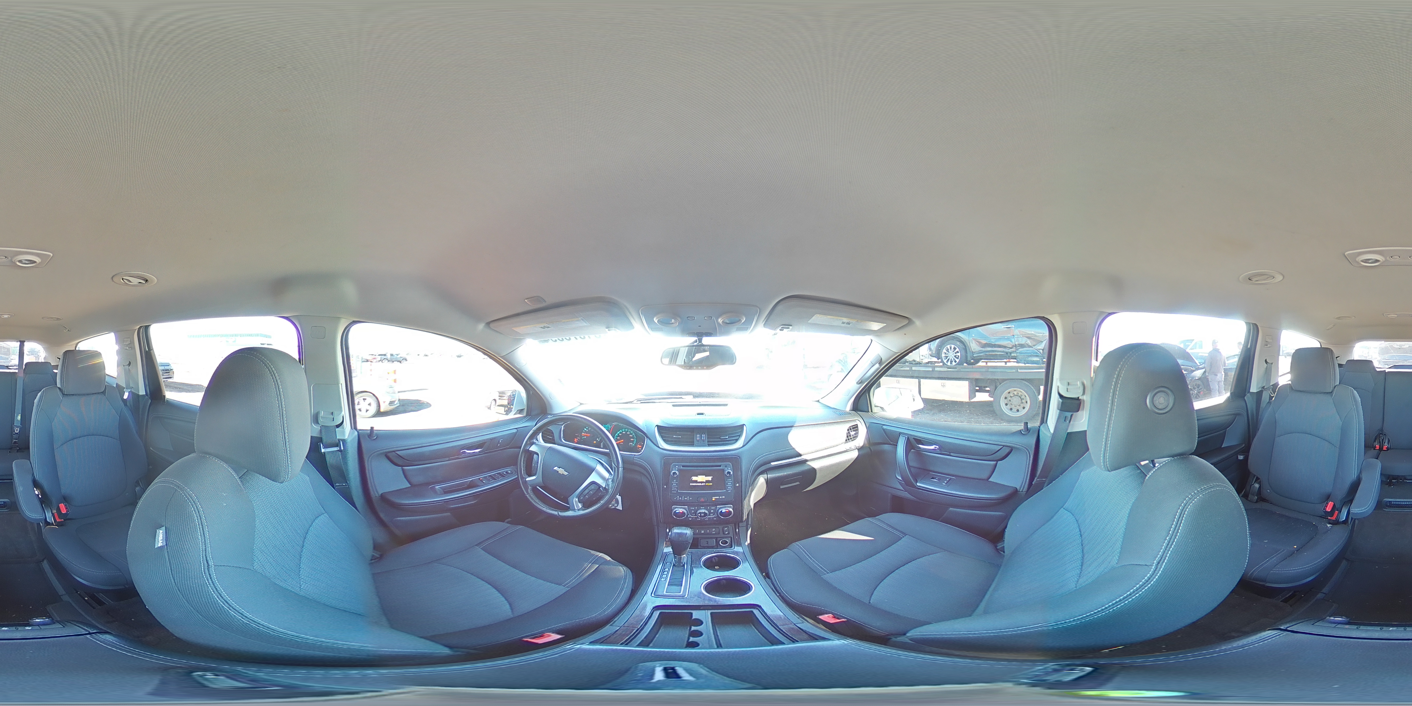 2017 Chevrolet Traverse VIN 1GNKVHKD2HJ318417 Copart auction photo, front end / rear end damage thumbnail 13
