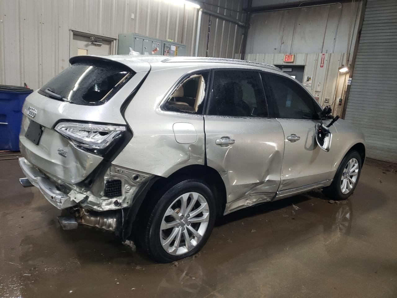 2015 Audi Q5 VIN WA1LFAFP6FA099393 Copart auction photo, rear end / side damage thumbnail 3