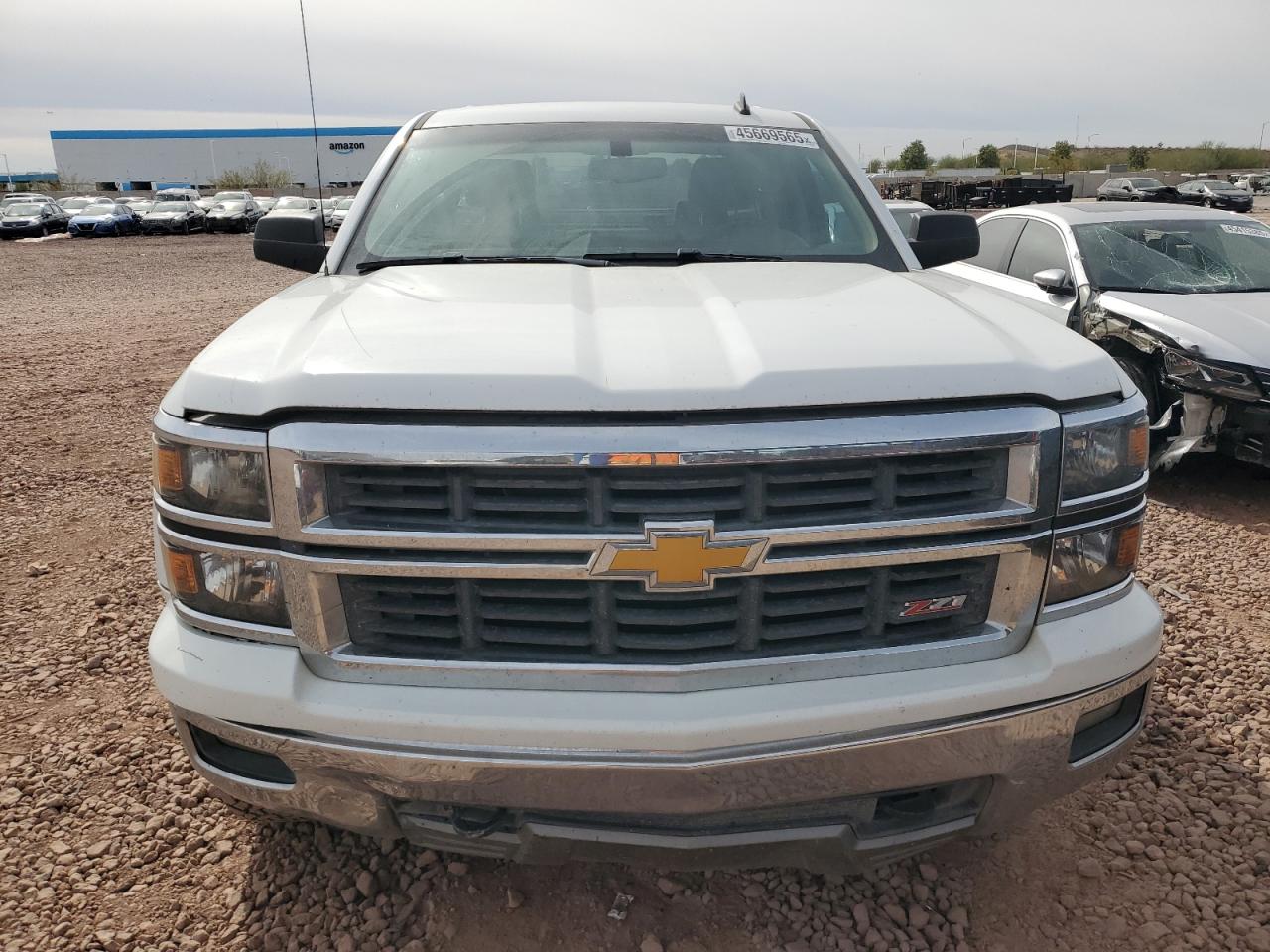 2014 Chevrolet Silverado VIN 1GCVKRECXEZ263896 Copart auction photo, rear end damage thumbnail 5