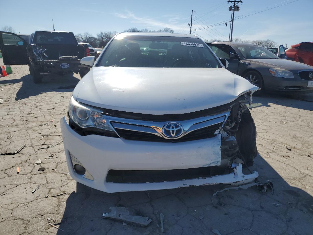 2013 Toyota Camry VIN 4T1BD1FK9DU090822 Copart auction photo, front end / rear end damage thumbnail 5