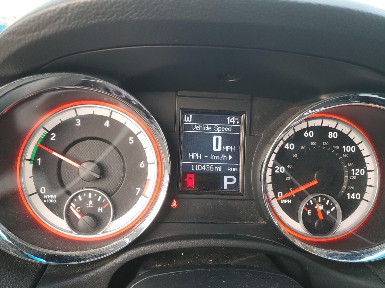 2013 Dodge Durango VIN 1C4RDJDG8DC538779 Copart auction photo, front end damage thumbnail 9