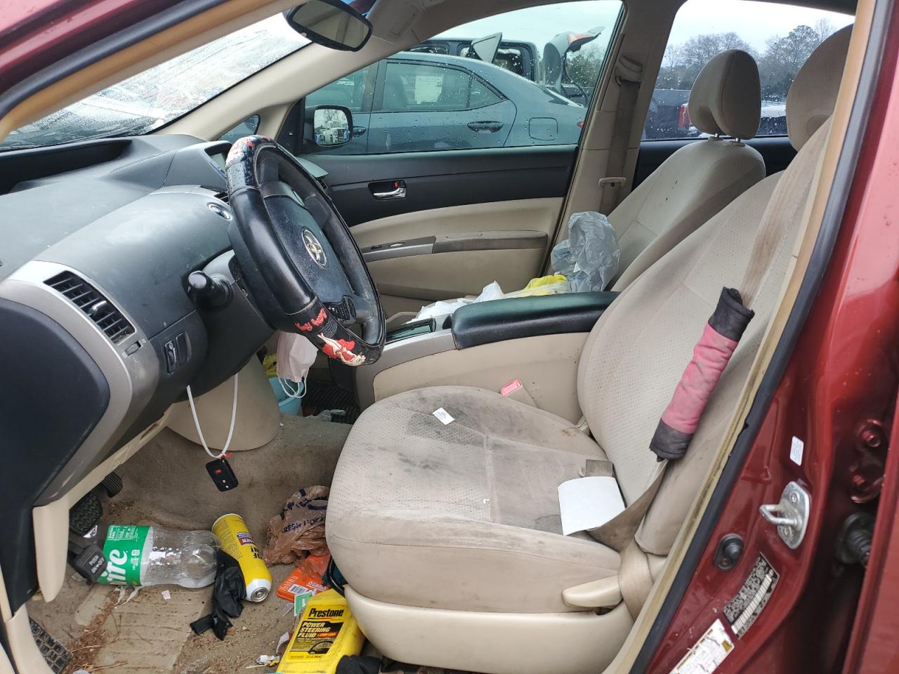 2005 Toyota Prius VIN JTDKB20U053091455 Copart auction photo, front end damage thumbnail 7